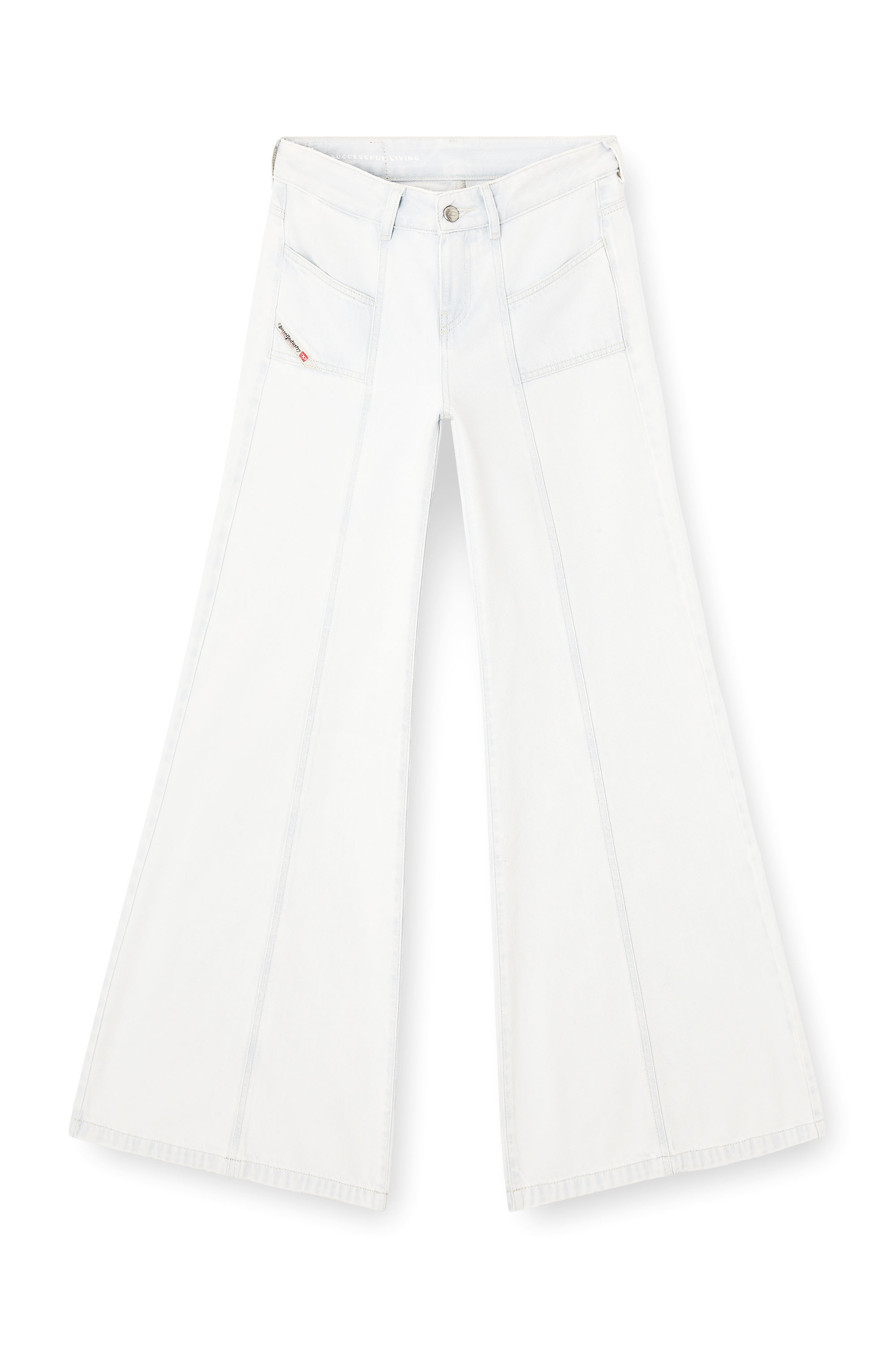 Diesel - Woman's Flare Jeans D-Akii 09M08, White - 2
