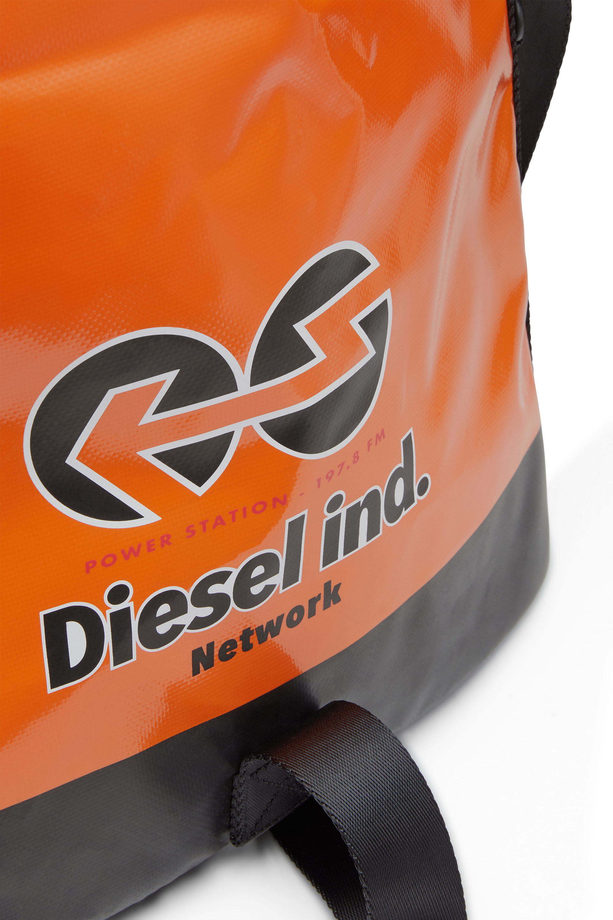 Diesel - TRAP/D SHOULDER BAG M, Orange - Image 5