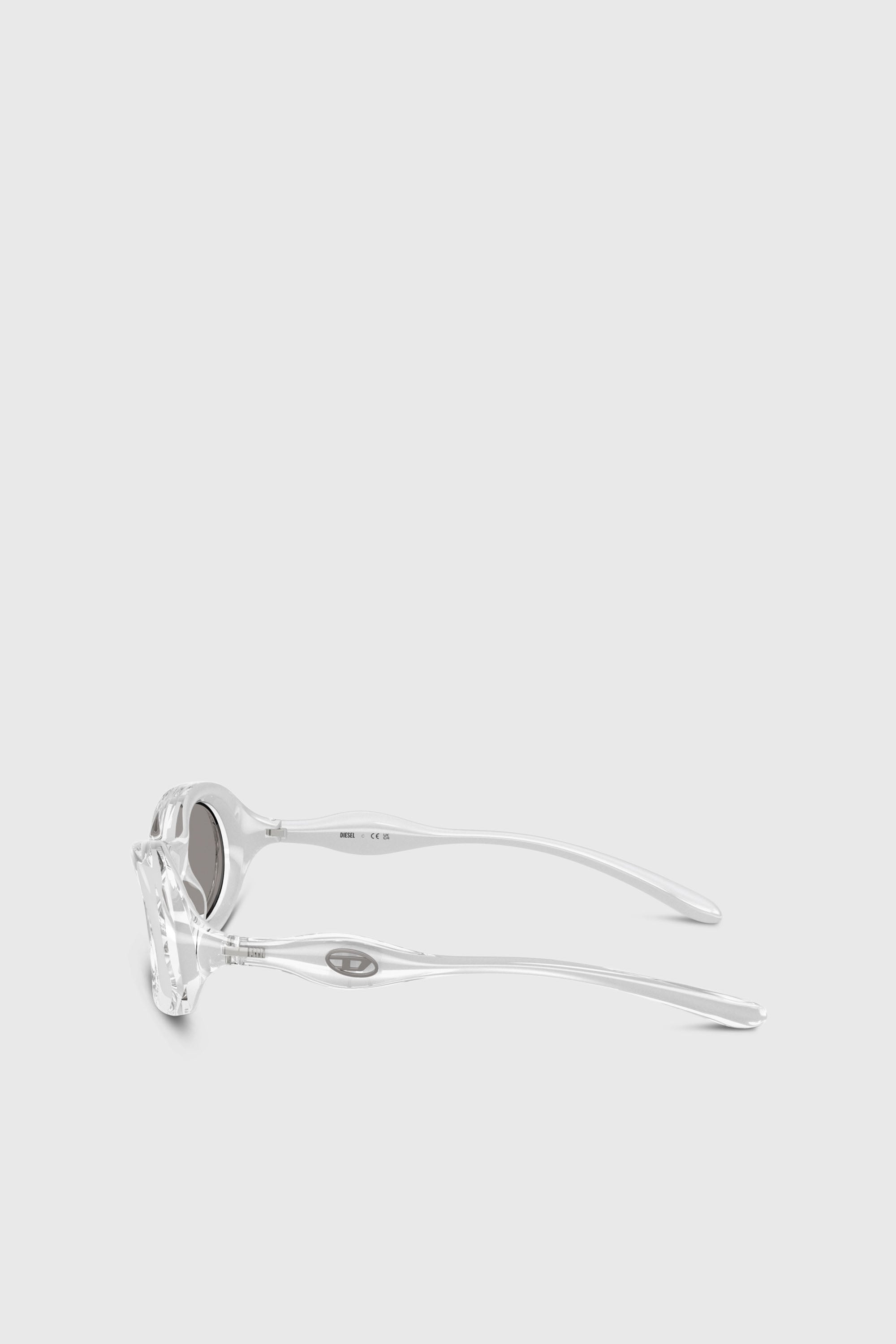 Diesel - 0DL3011U, Unisex's Oval sunglasses in Grey - 2