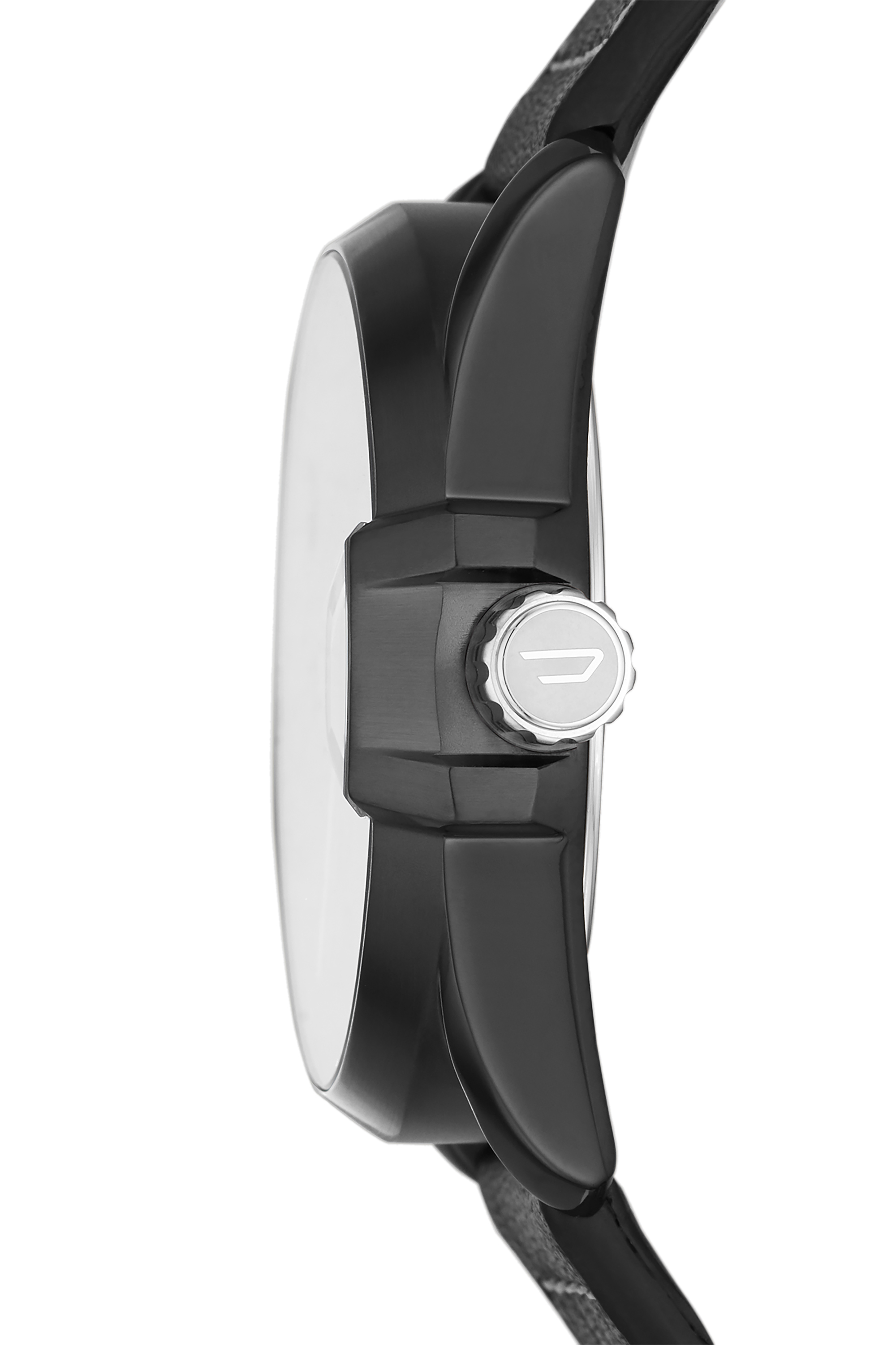 Diesel - DZ1924, Man's MS9 Three-Hand Black Leather Watch and Bracelet Set in Black - 3