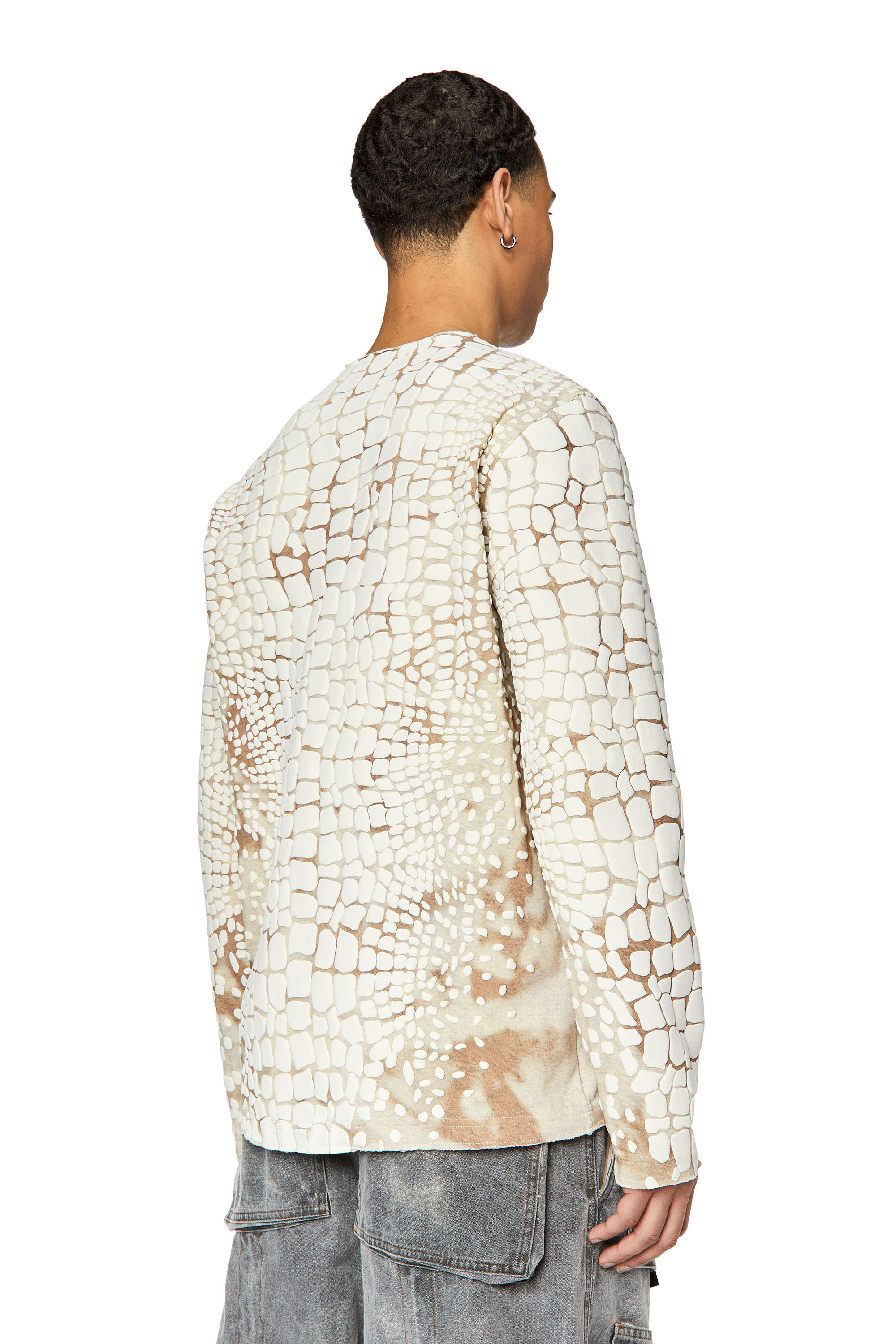 Diesel - T-JUS-LS, White/Beige - Image 2