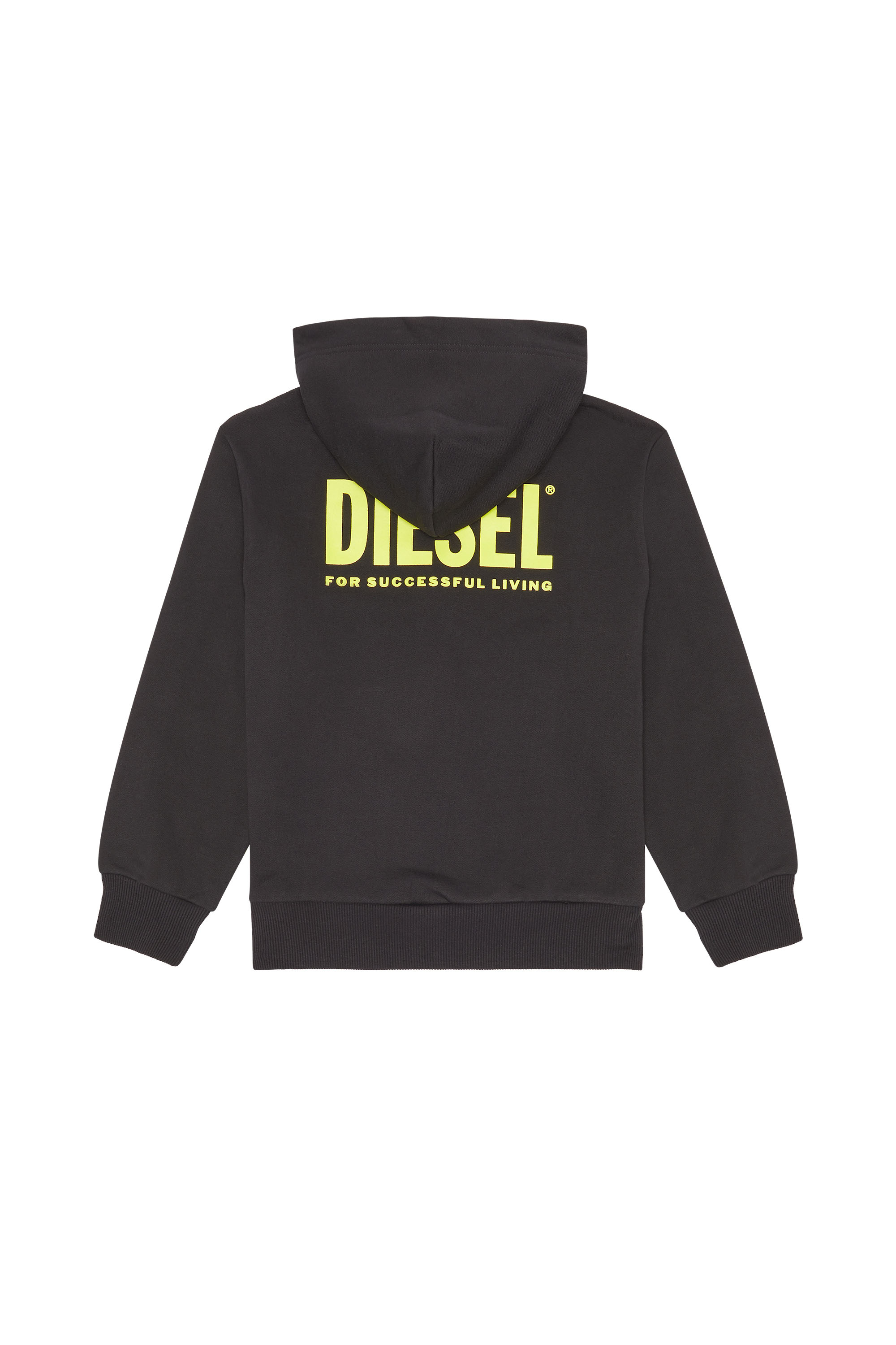 Diesel - SGIRKHOODZIP-LOGOX OVER, Black - Image 2