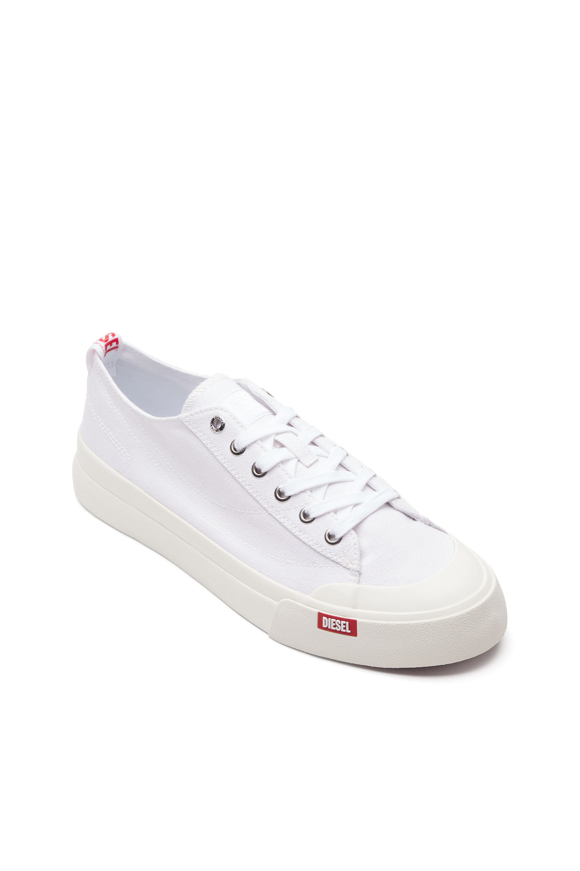 Diesel - S-ATHOS LOW W, Woman's S-Athos Low-Canvas sneakers in White - 6