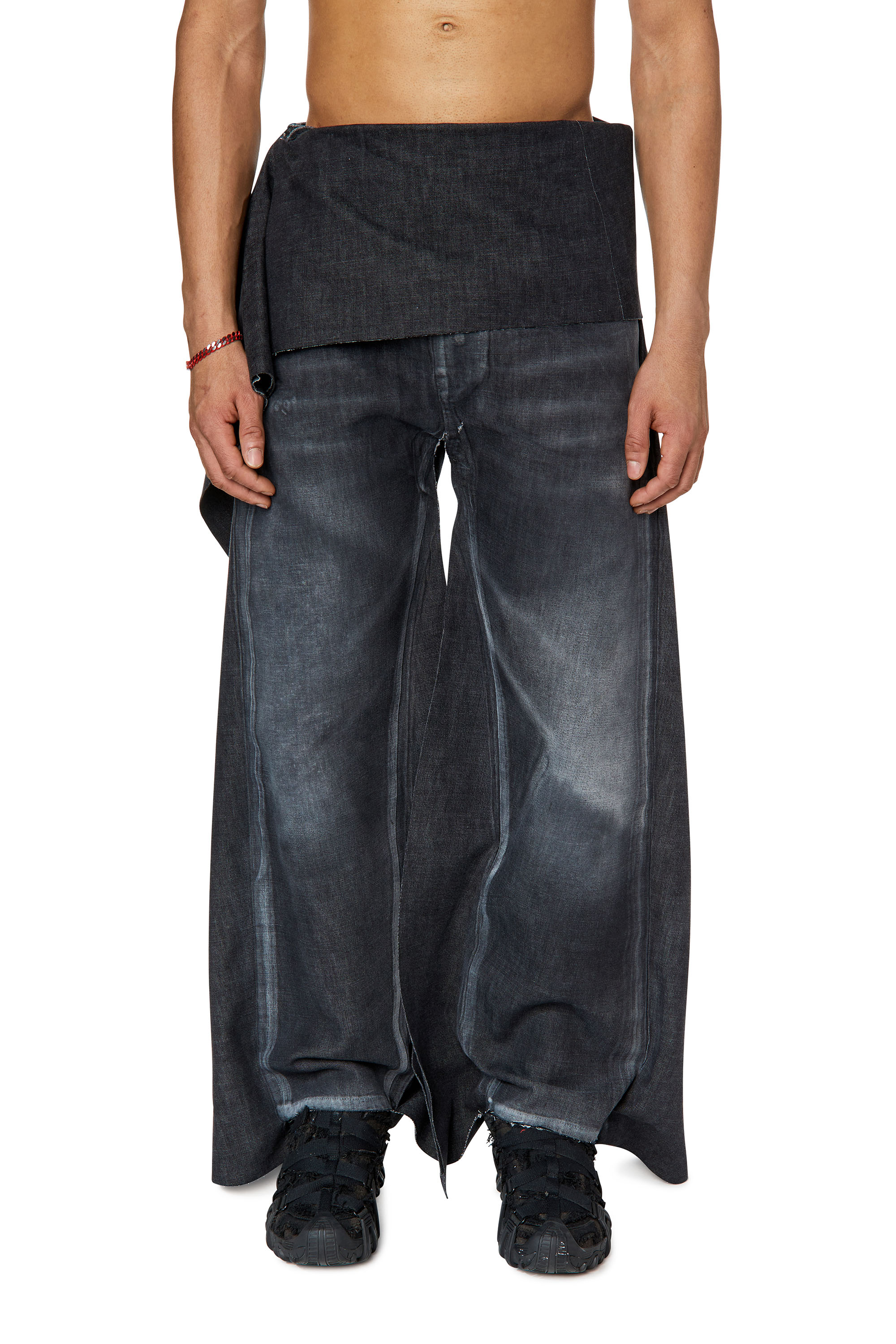 Diesel - Straight Jeans 2010 D-Macs 007Q5, Black/Dark grey - Image 1
