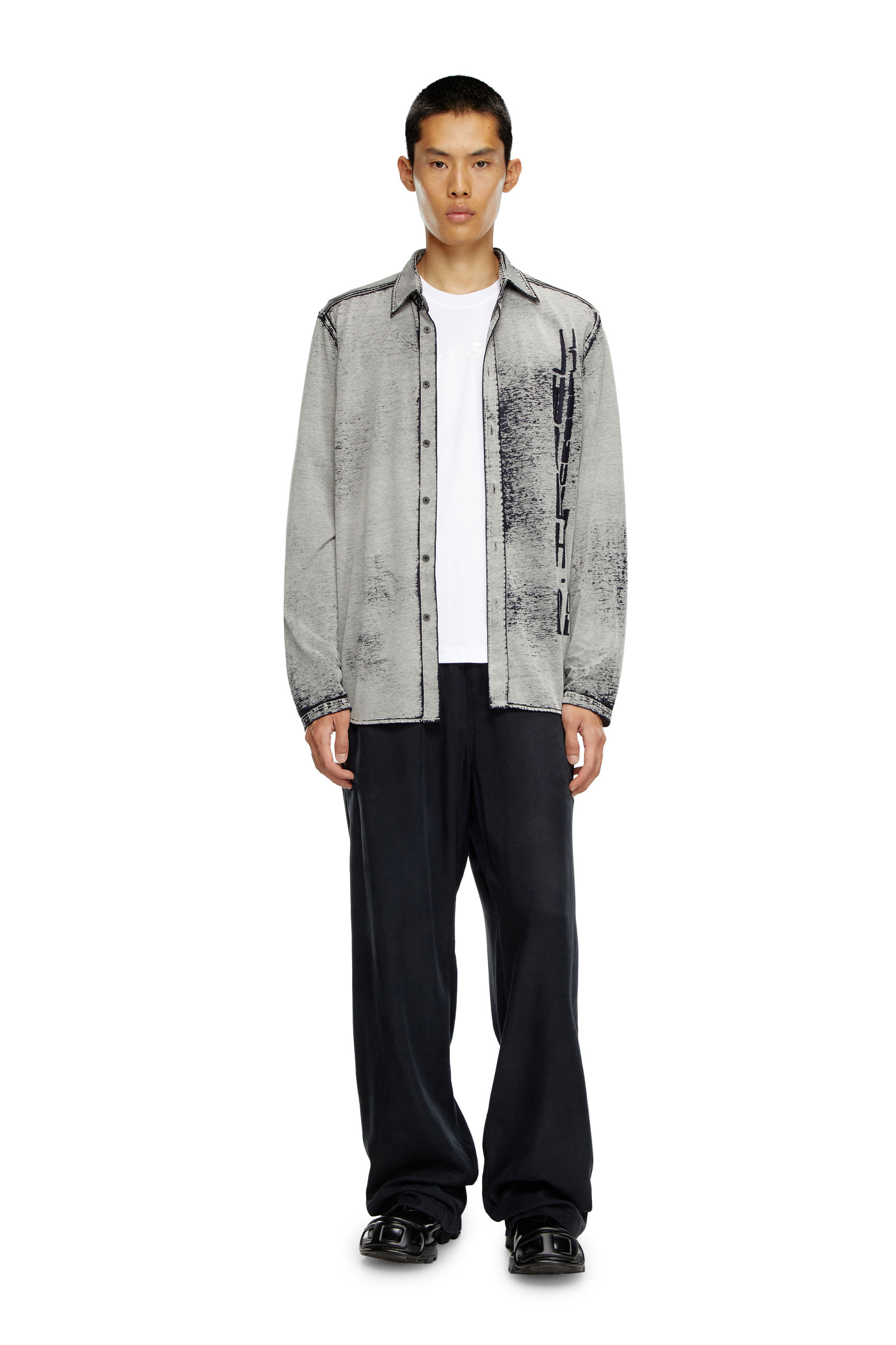 D-HAMMER BT ZIP D, Black Diesel - D-HAMMER BT ZIP D, Man's D-Hammer-Leather Chelsea boots with Oval D toe caps in Black - 7