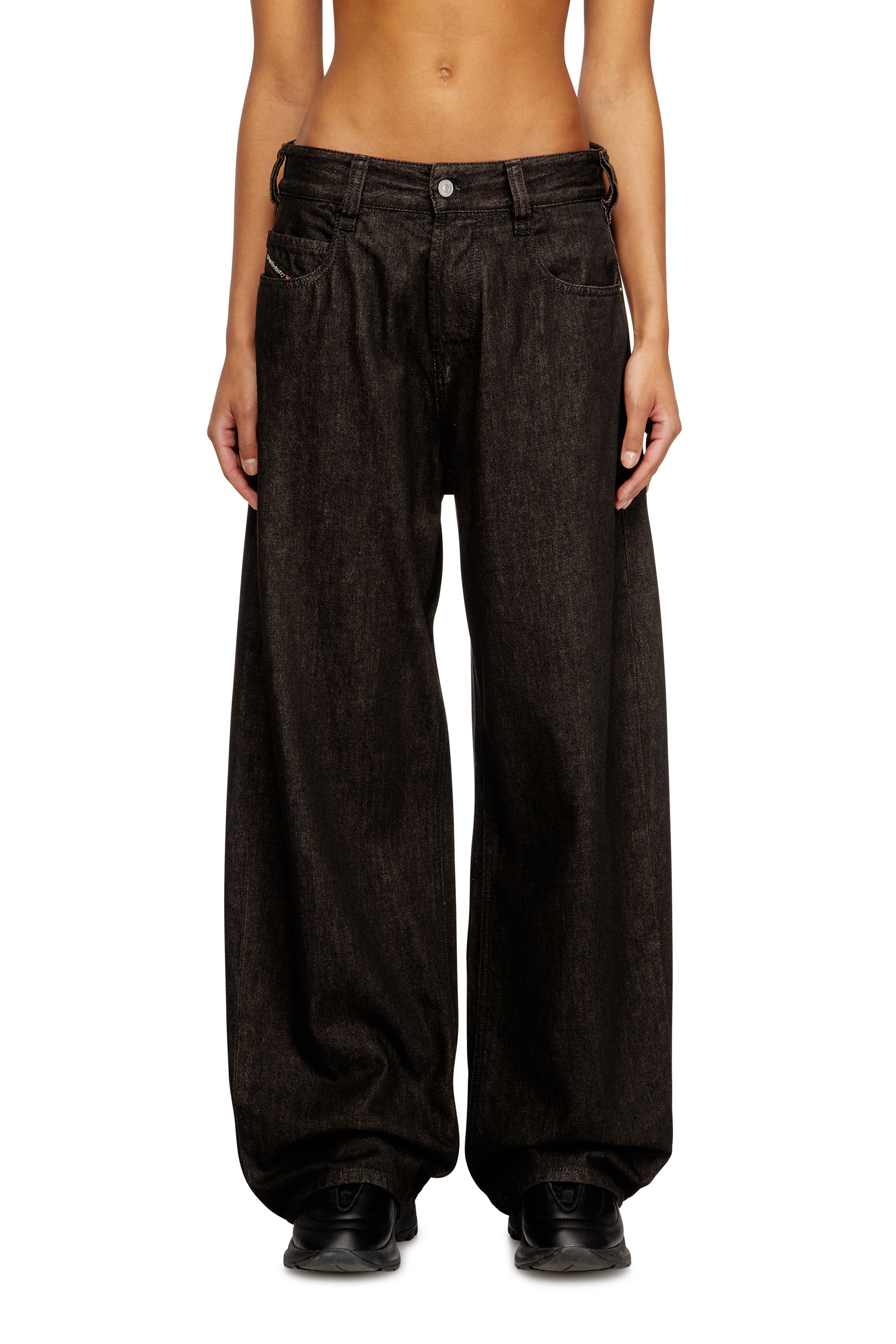 Diesel - Unisex's Relaxed Jeans 1997 D-Enim 09N25, Black/Dark grey - 1