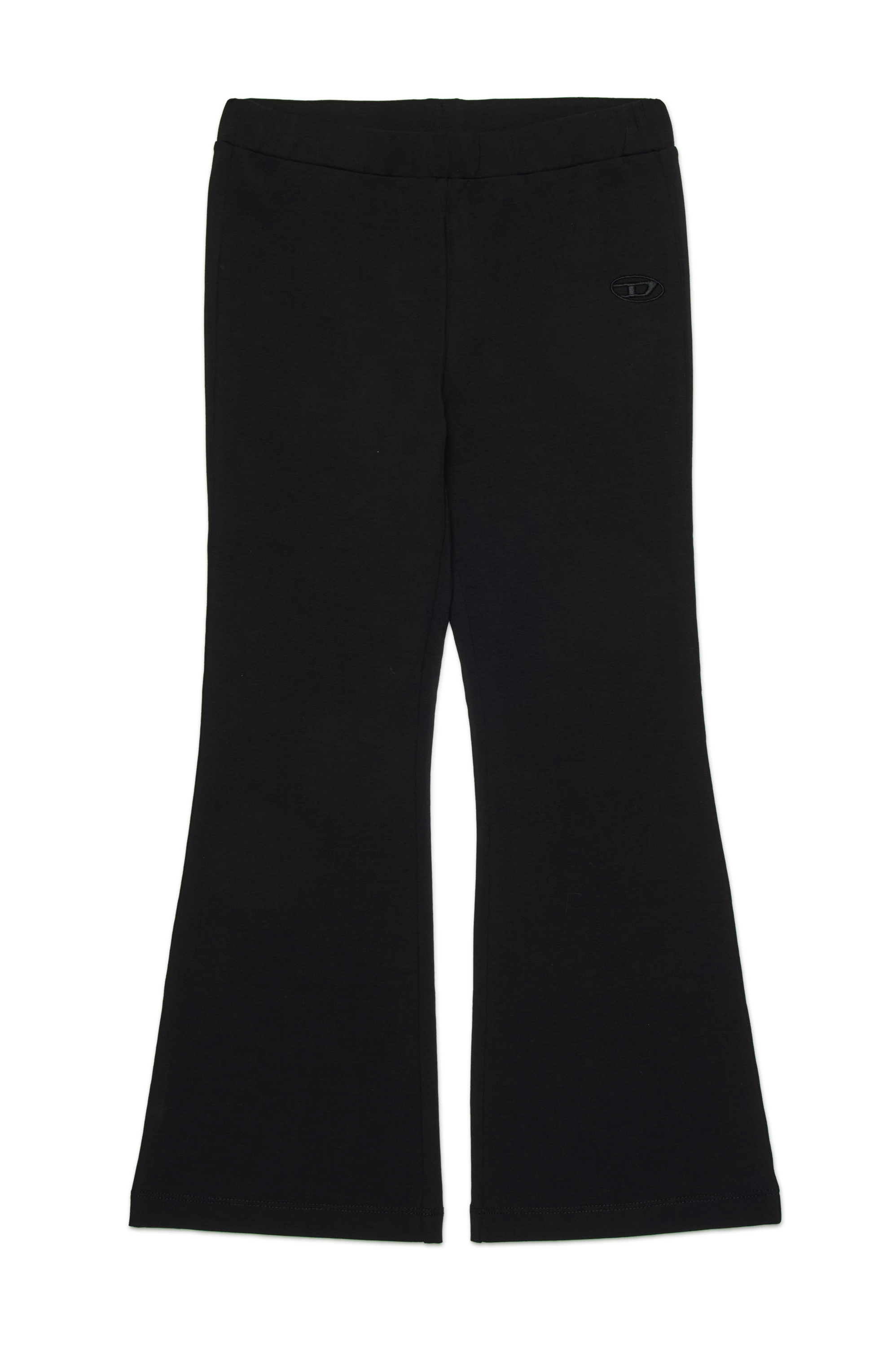 Diesel - PKIA, Woman Flared leggings  with Oval D embroidery in Black - Image 1