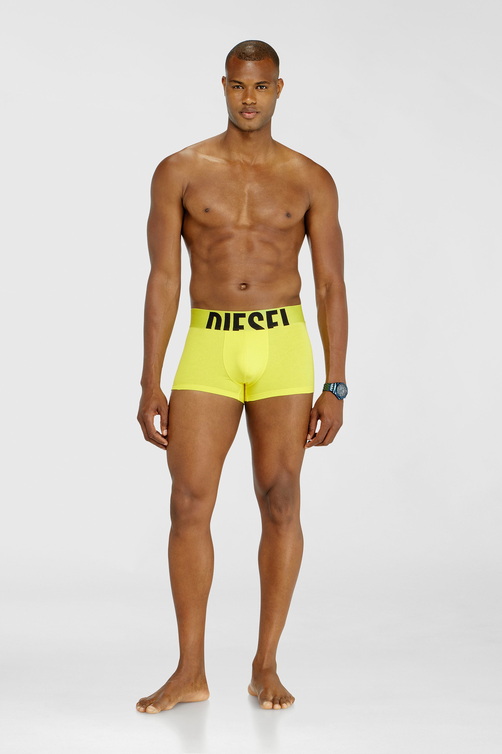 Three-pack boxer briefs in stretch cotton