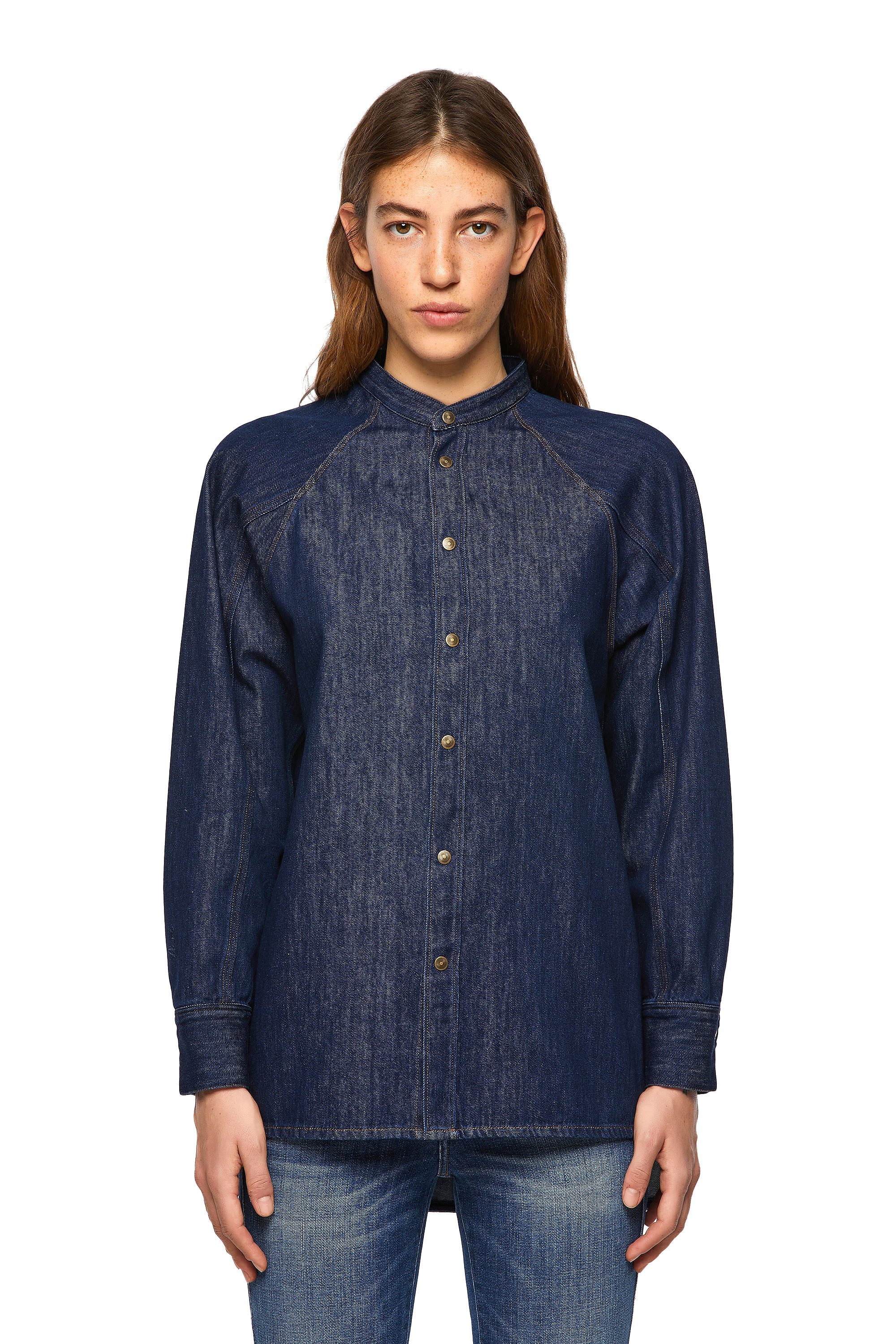 DE-NOVA-SP, Blue - Denim Shirts