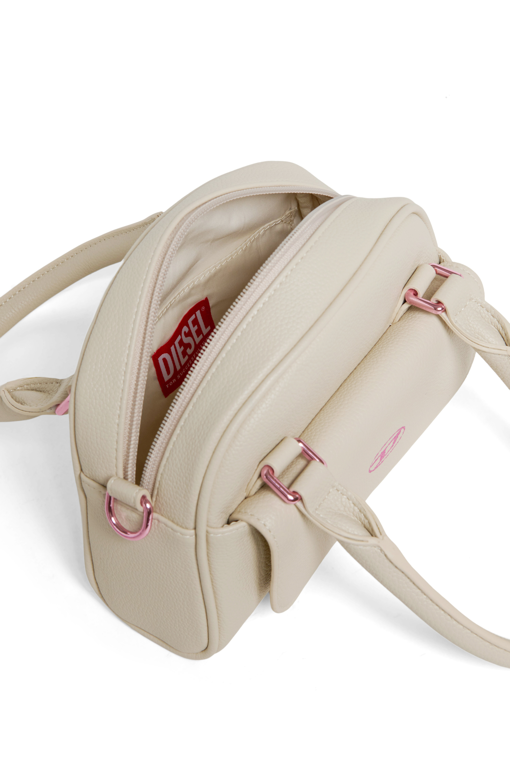 Diesel - WREDY, Woman's WREDY - Bag in grainy coated fabric in White - 4