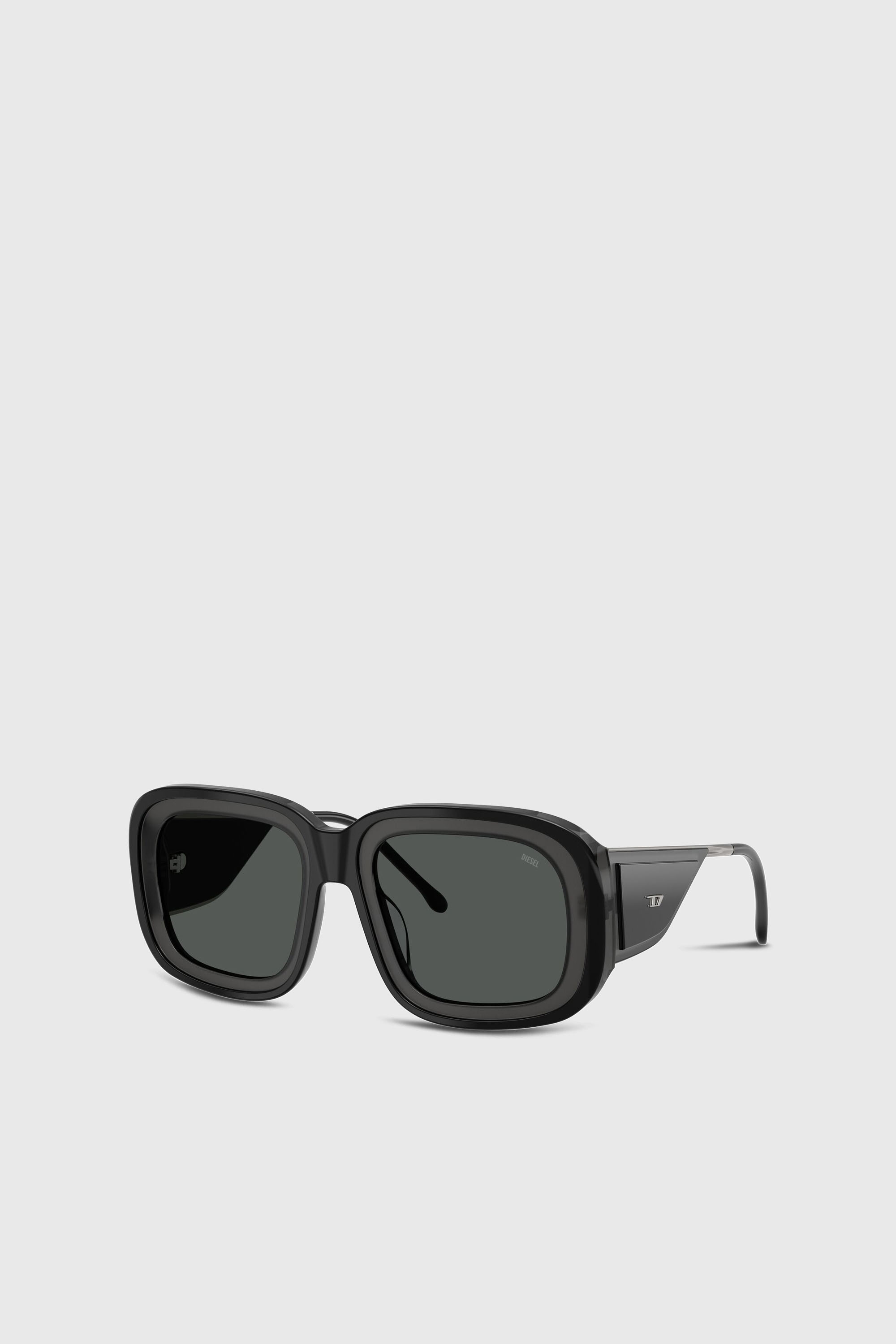 Diesel - 0DL2015U, Unisex's Square sunglasses in Black - 2