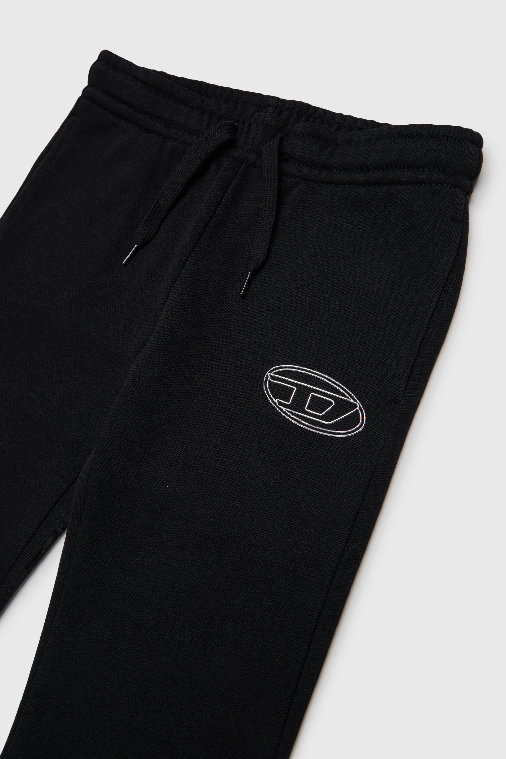 Diesel - PALBIRT, Woman's Flared sweatpants with Oval D logo in Black - 3