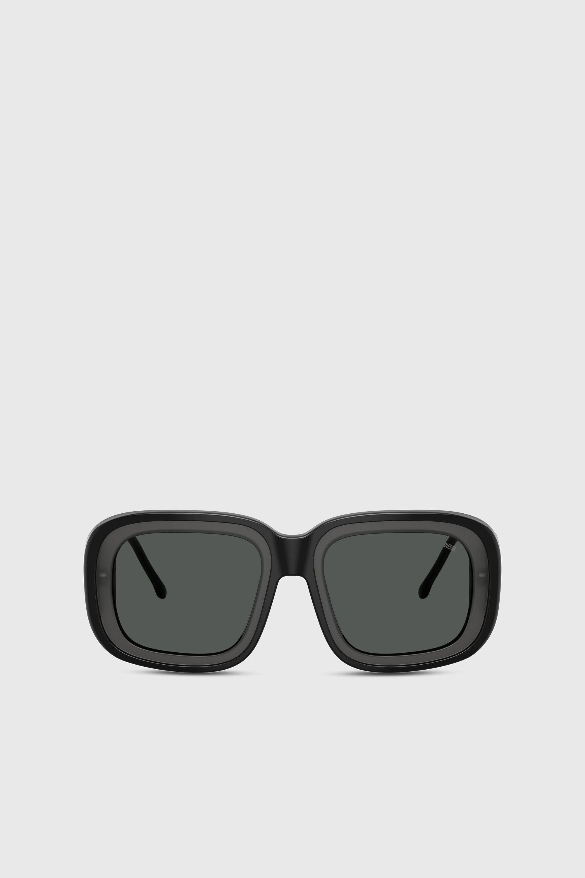 Diesel - 0DL2015U, Unisex's Square sunglasses in Black - 1