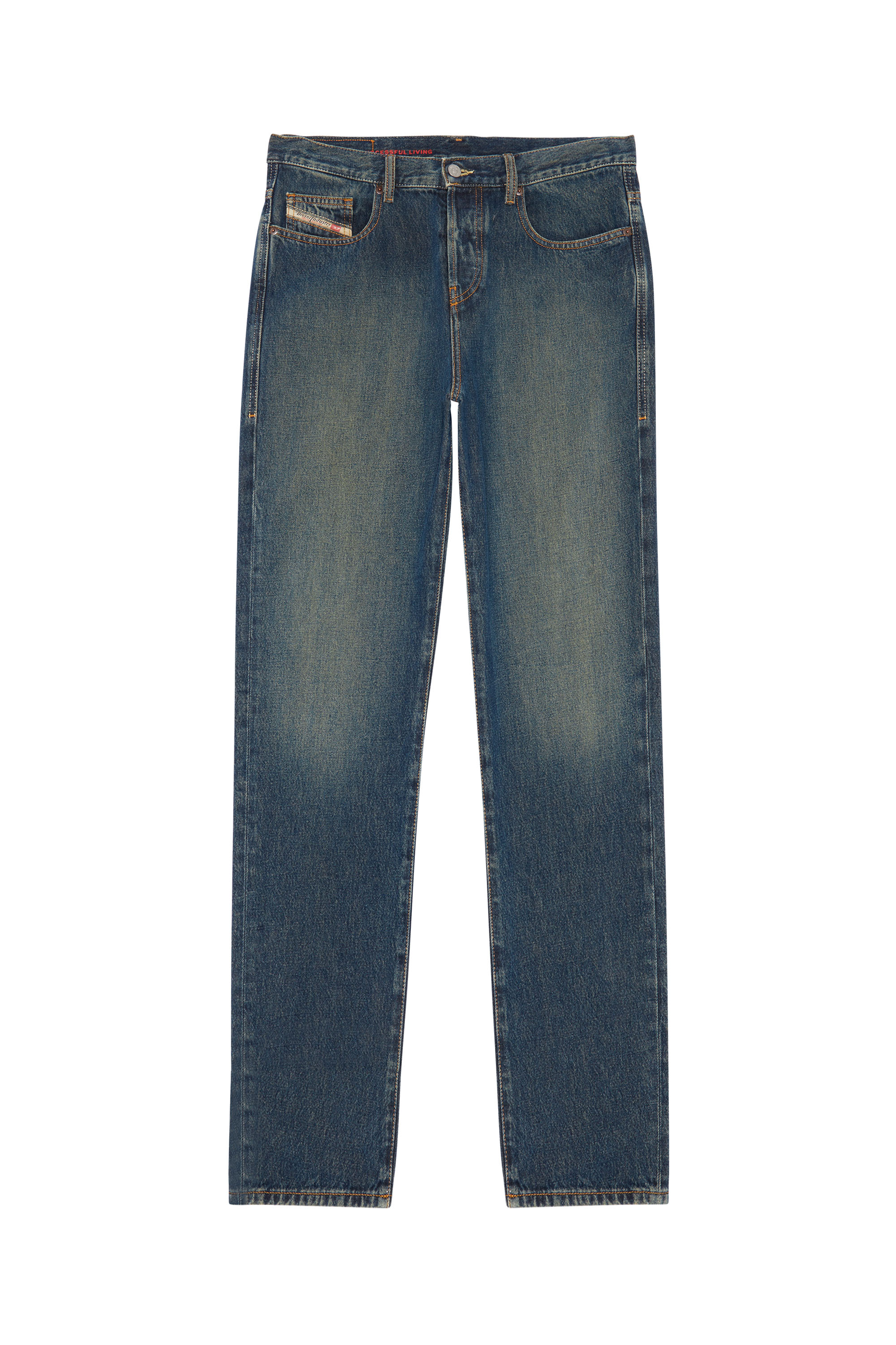 2020 D-VIKER 09C04 Straight Jeans, Dark Blue - Jeans