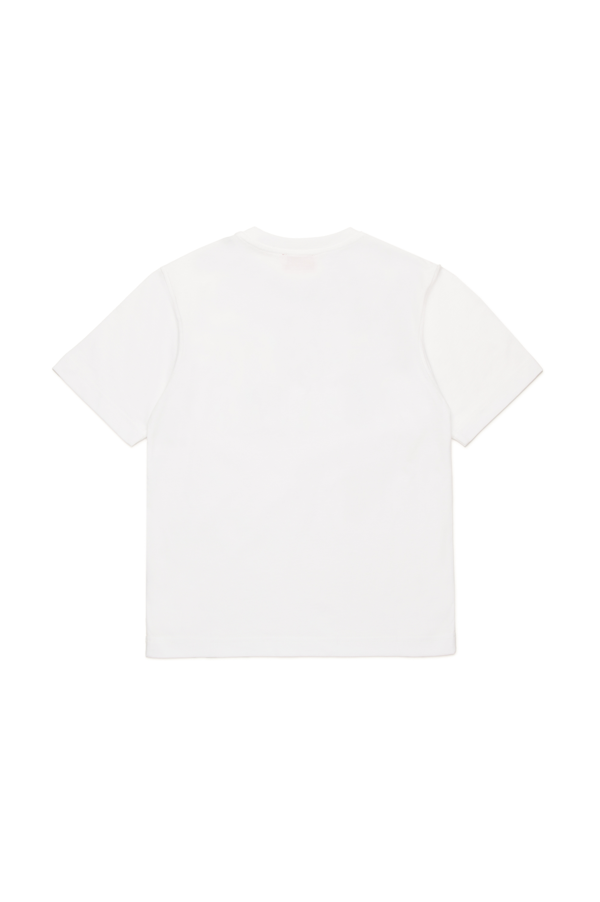 Diesel - TBOXT OVER, Man's T-shirt with superimposed logos in White - 2