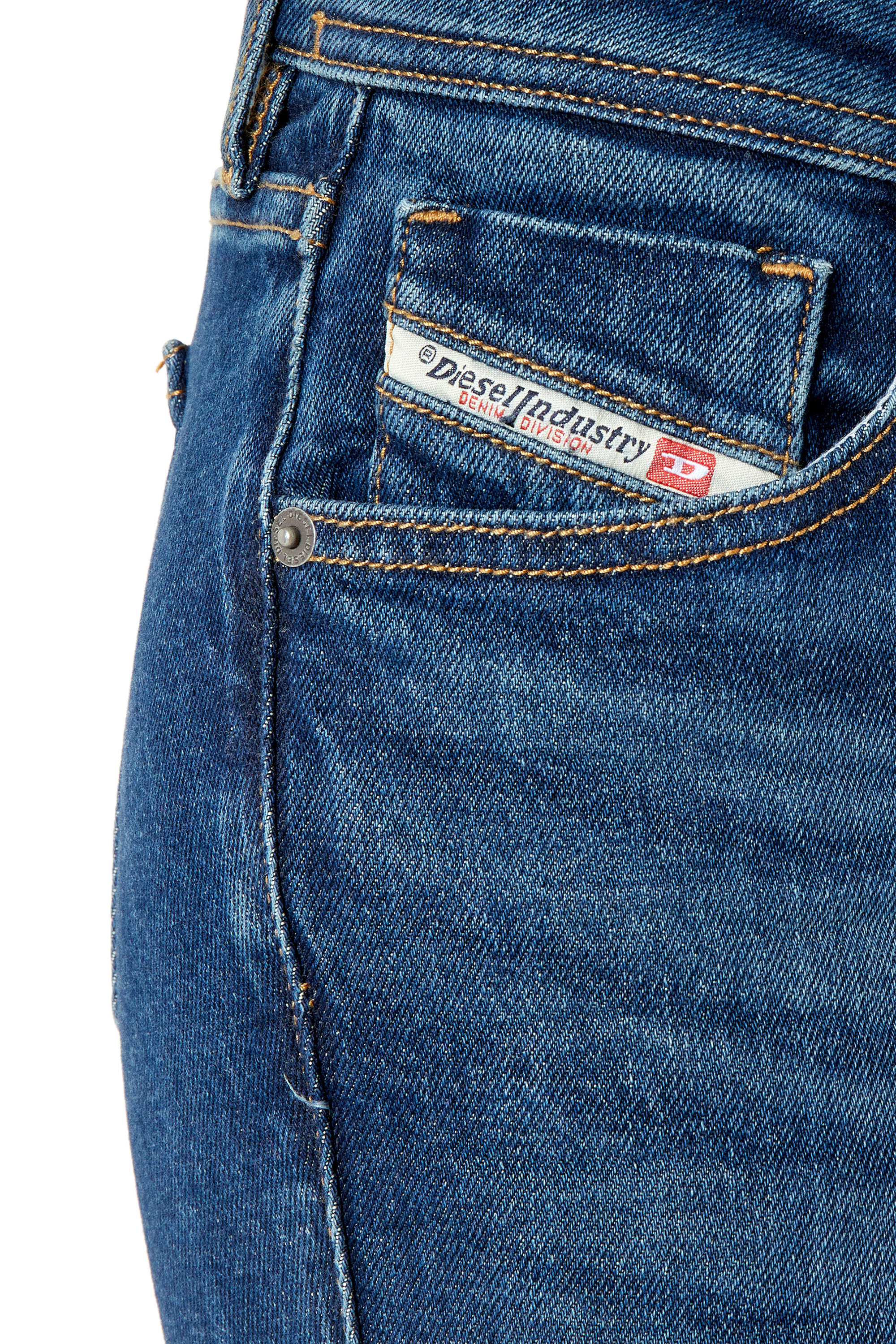 Diesel - 1969 D-Ebbey 0GYCS Bootcut and Flare Jeans, Dark Blue - Image 3