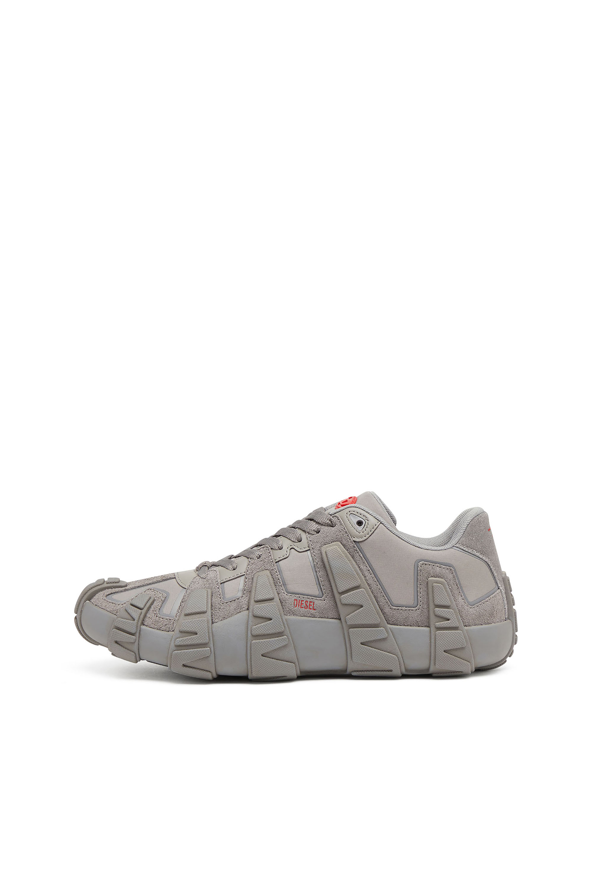S-D-GRIFFE LOW, Grey Diesel - S-D-GRIFFE LOW, Man's S-D-Griffe - Nylon sneakers in Grey - 8