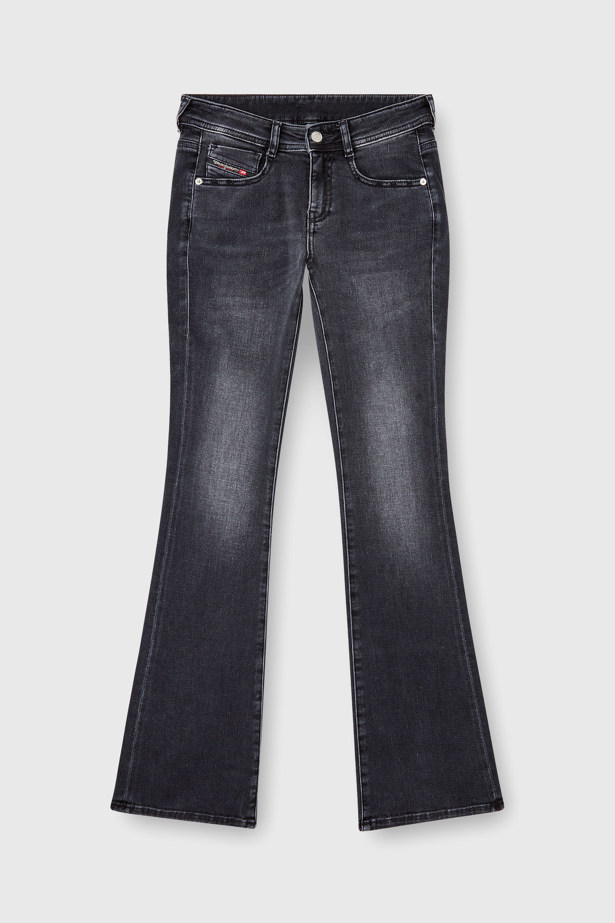 Diesel - Woman's Bootcut Jeans 1969 D-Ebbey 0DBDN, Black/Dark grey - 2