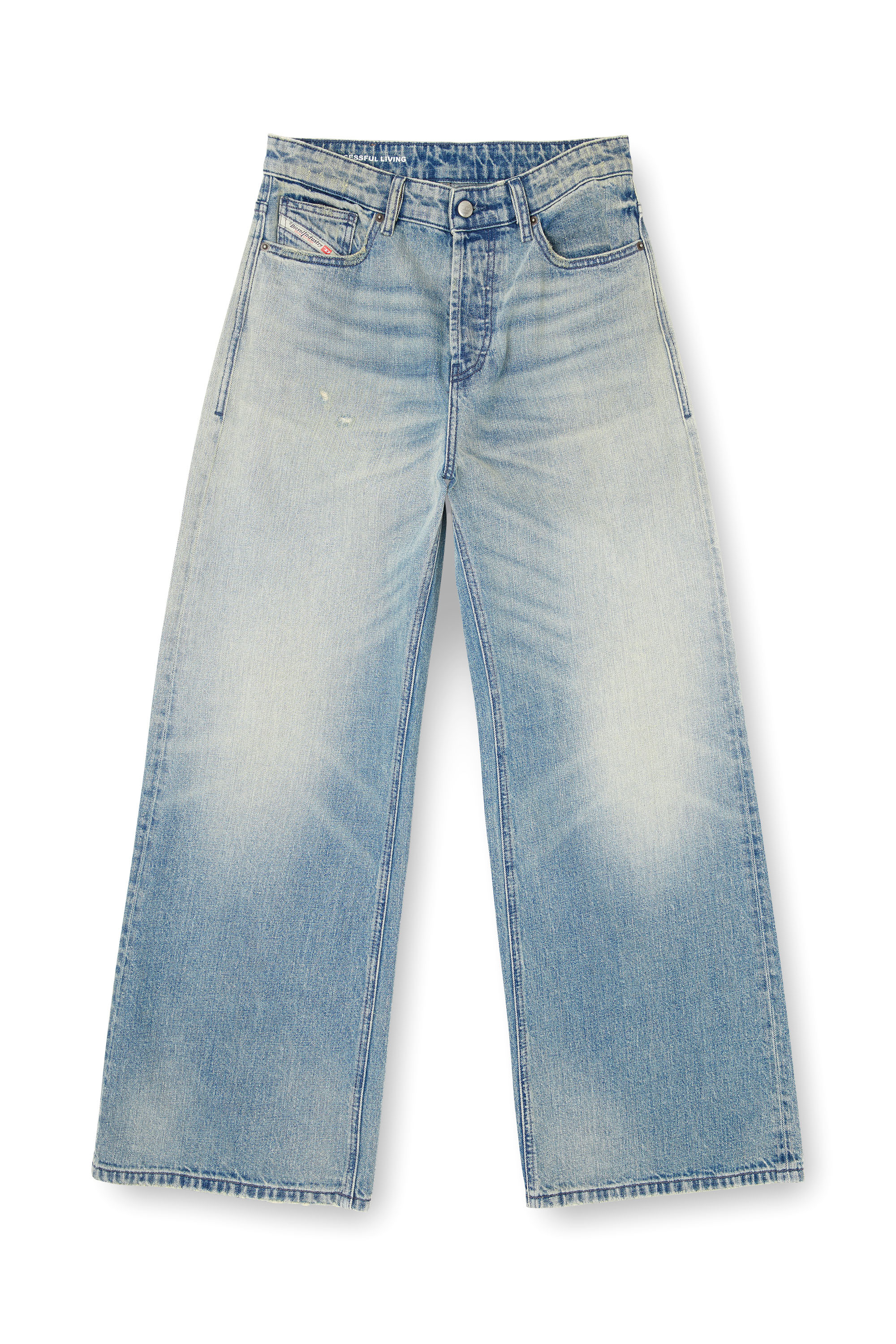 Relaxed Jeans 1996 D-Sire 0DBEC, Light Blue Diesel - Woman's Relaxed Jeans 1996 D-Sire 0DBEC, Light Blue - 2