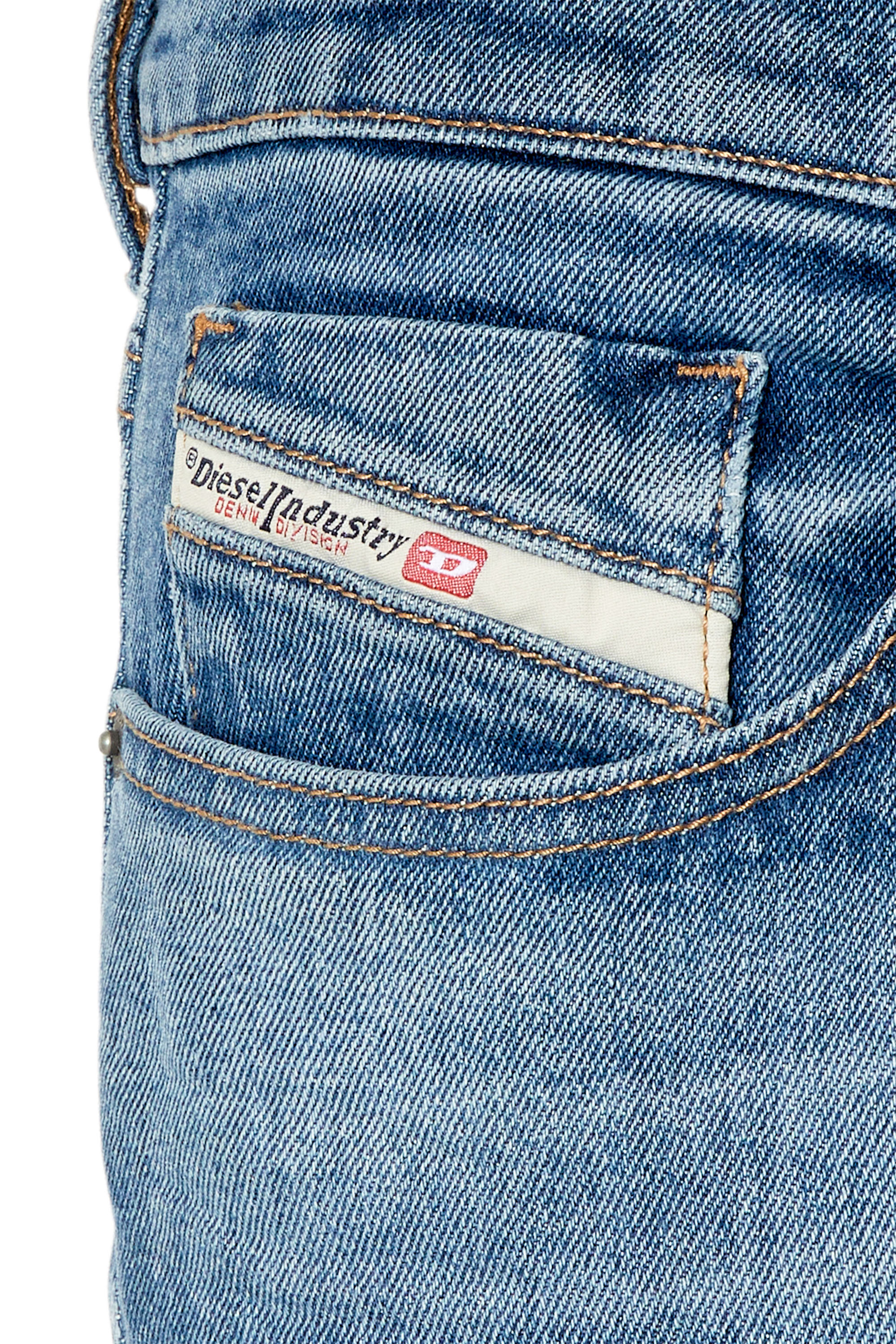 Diesel - 2019 D-Strukt 0NFAJ Slim Jeans, Medium blue - Image 3