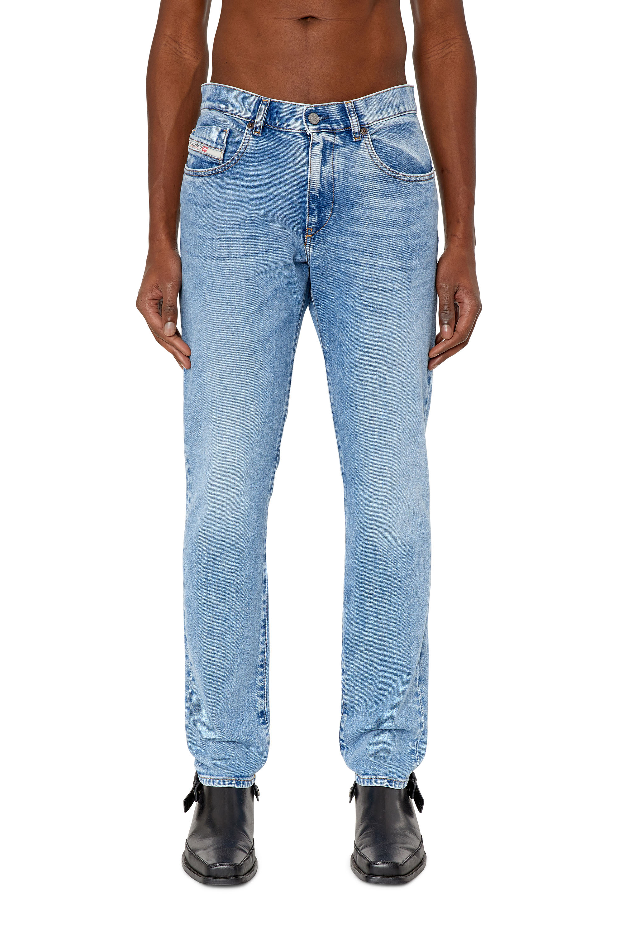Diesel - Slim Jeans 2019 D-Strukt 9B92L, Light Blue - Image 2