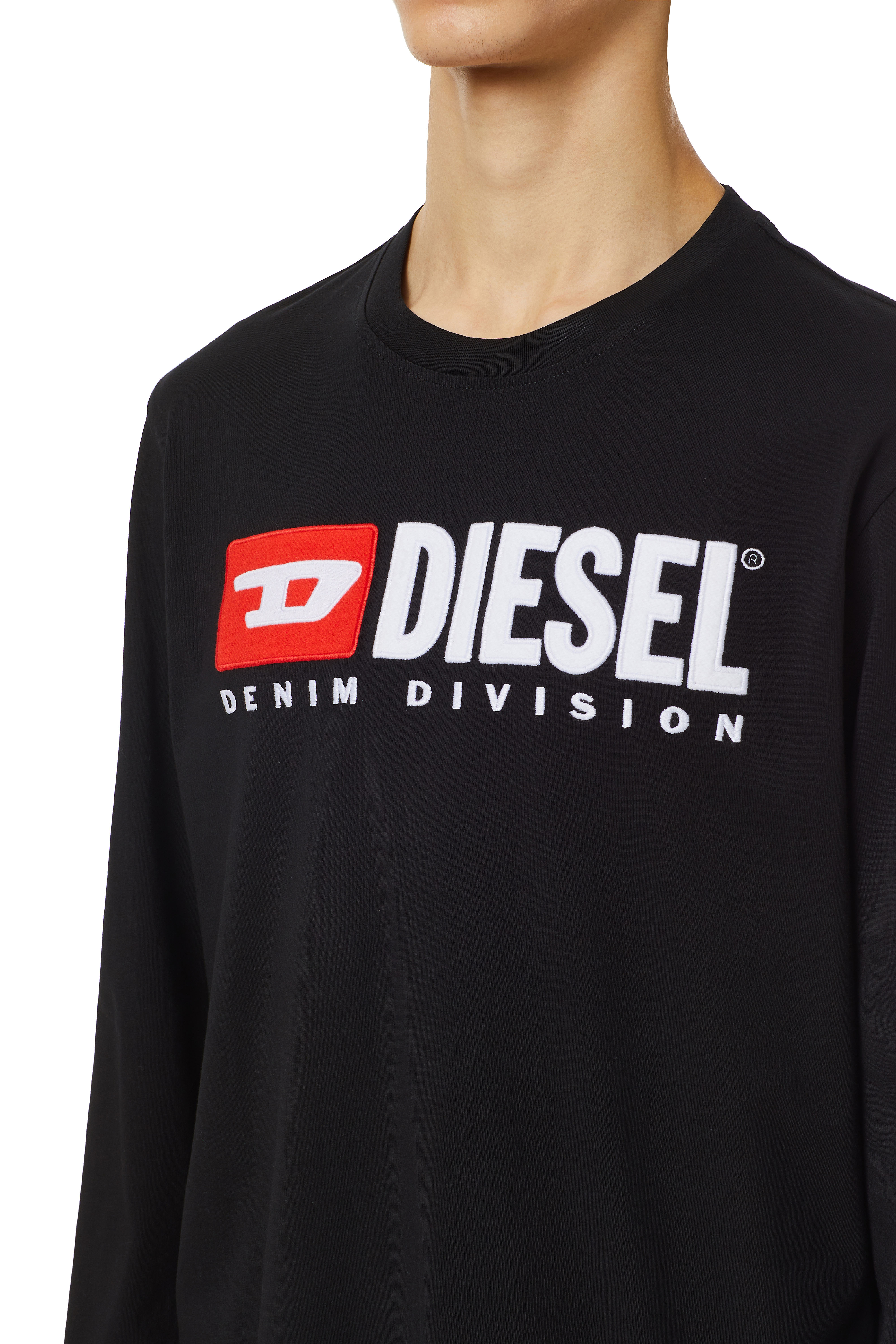 Diesel - T-JUST-LS-DIV, Black - Image 4