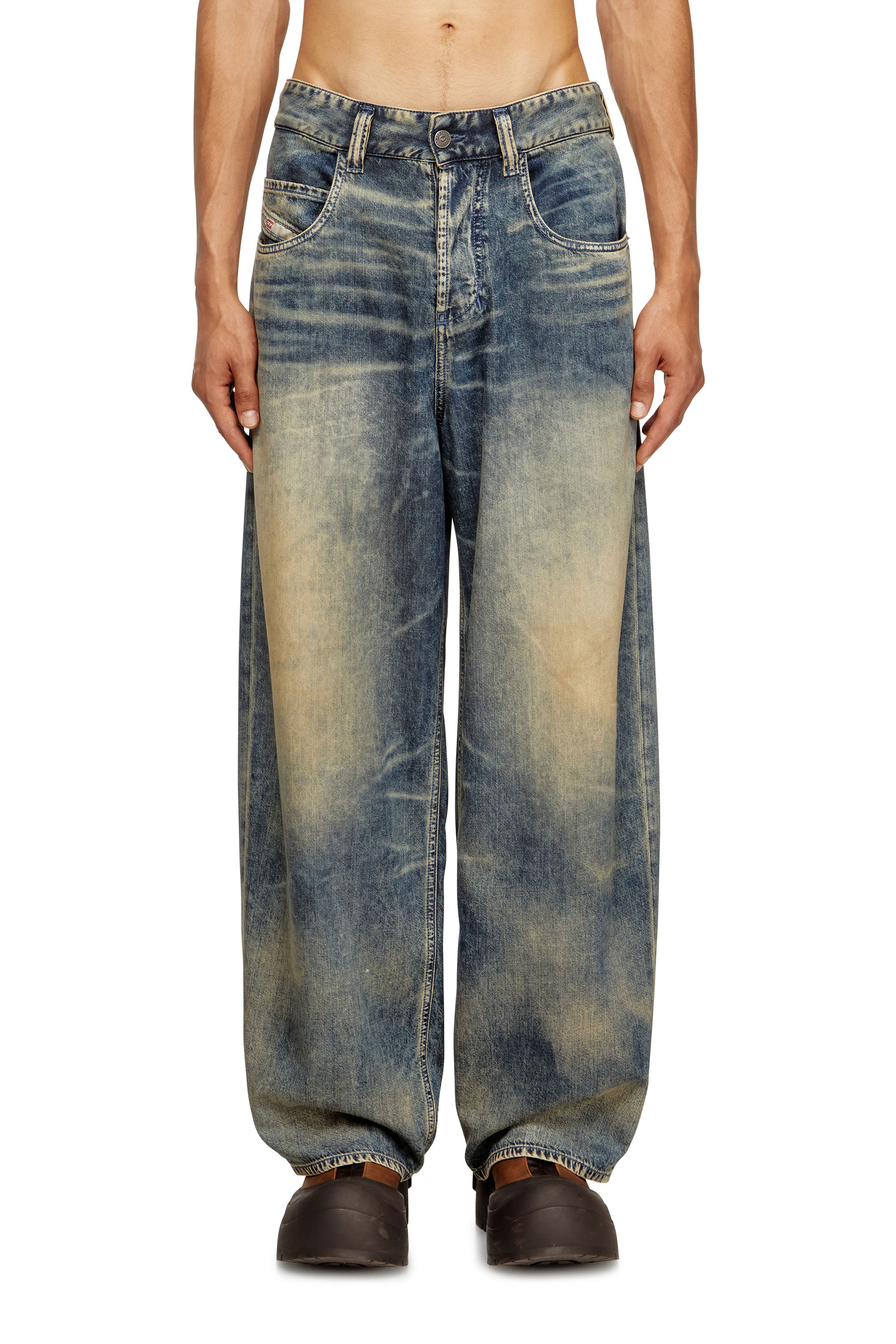 Diesel - Man's Relaxed Jeans 1997 D-Enim-M 0CEBB, Medium blue - 1