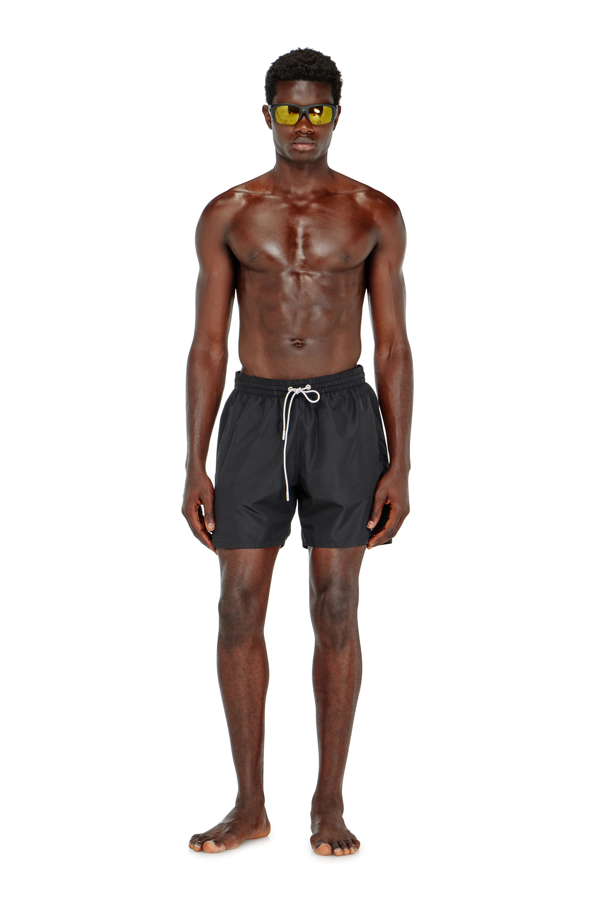 Diesel - GEORGE-41-UTLT, Man's Swim shorts with metallic Oval D logo in null - 2