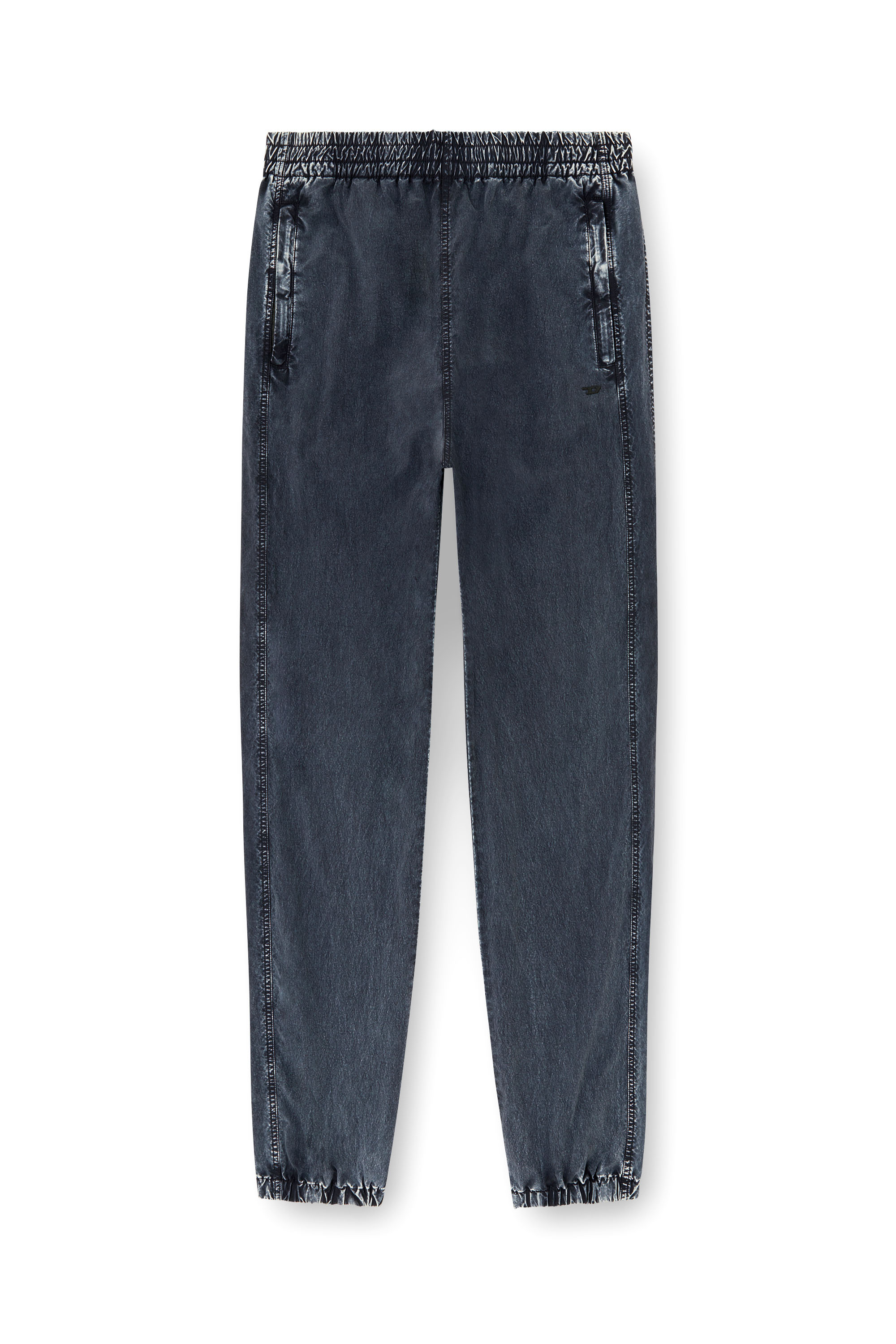 P-WILSON, Dark Blue Diesel - P-WILSON, Man's Pants in recycled nylon taslan in Dark Blue - 2