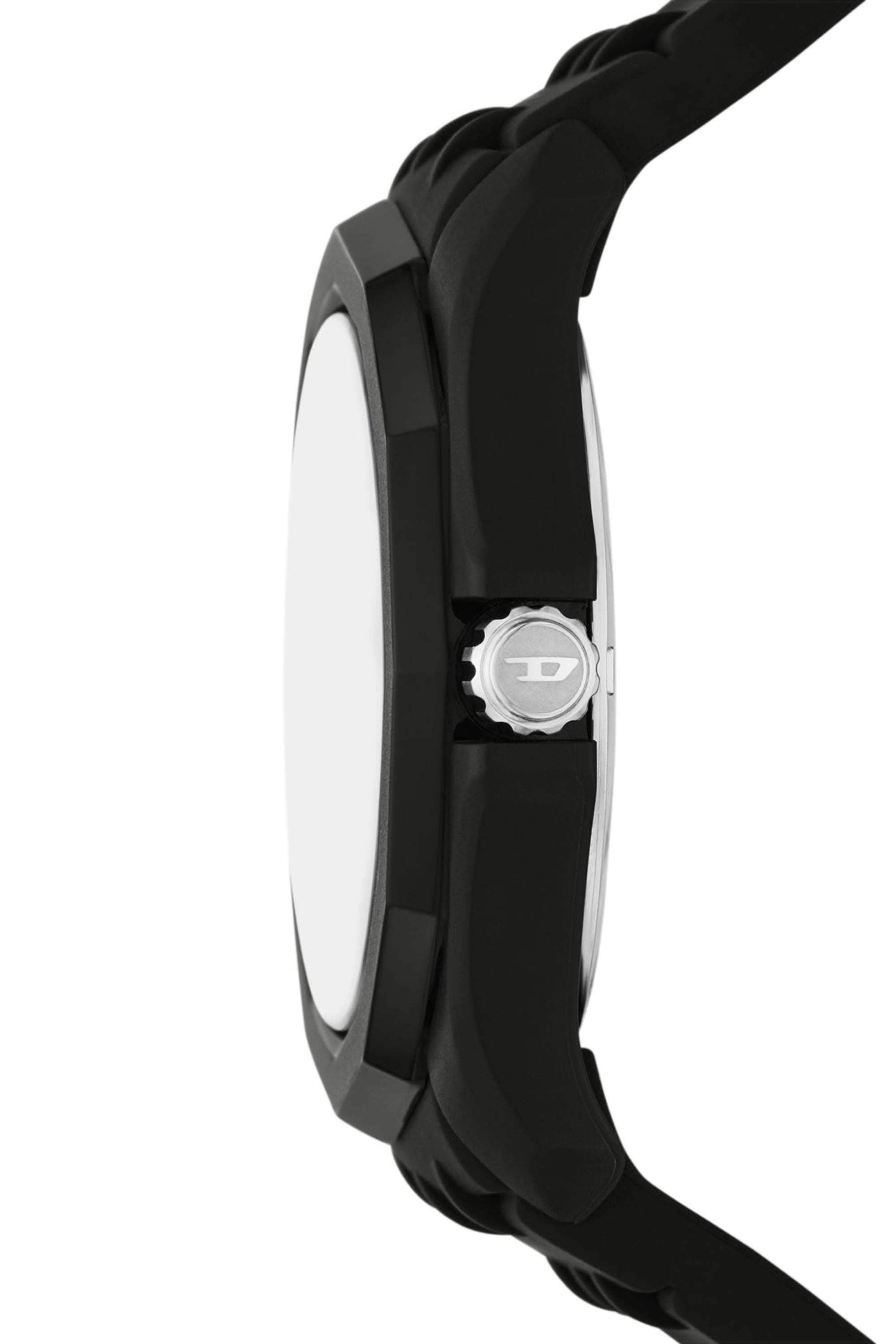 Diesel - DZ2243 WATCH, Man's Stinger black silicone watch in Black - 3