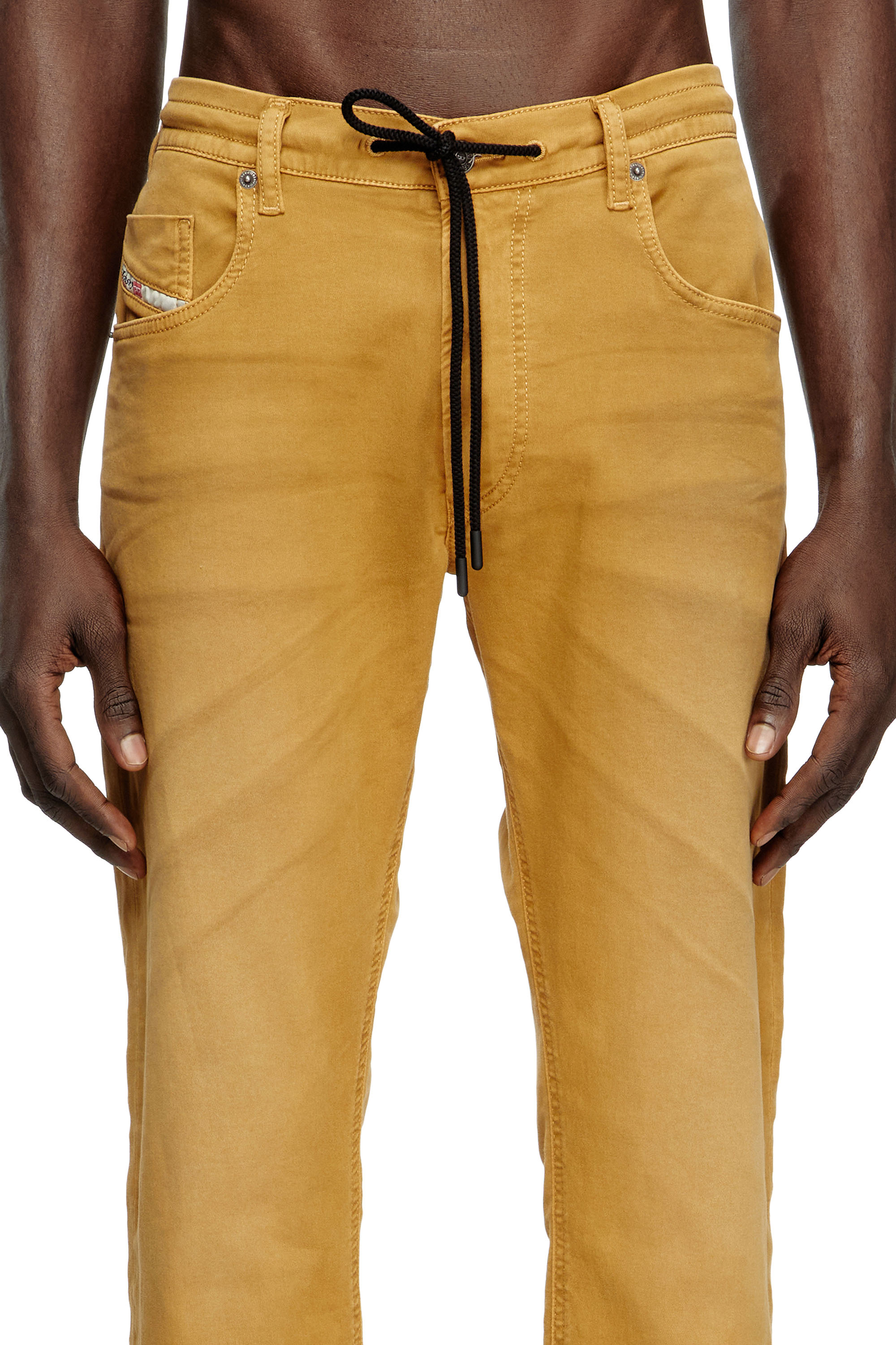 Diesel - Man's Regular 2030 D-Krooley Joggjeans® 0670M, Light Brown - 5