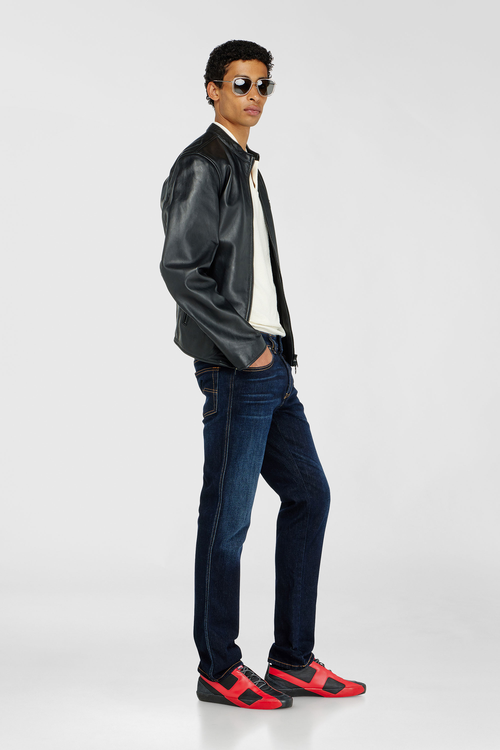 Diesel - Man's Slim Jeans 1993 D-Vyl 09Q15, Dark Blue - 2