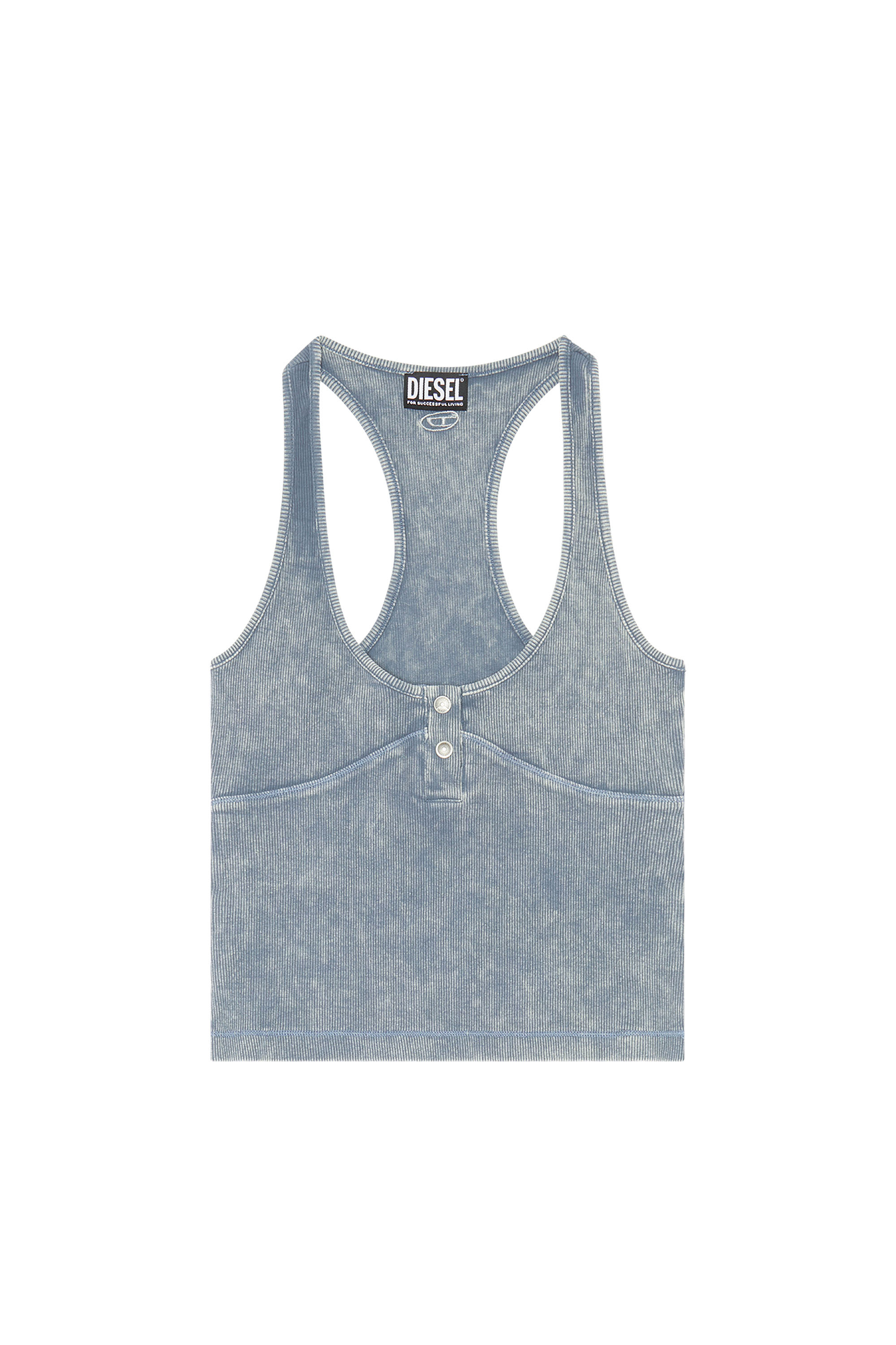 Diesel - T-ANIESSE, Light Blue - Image 3