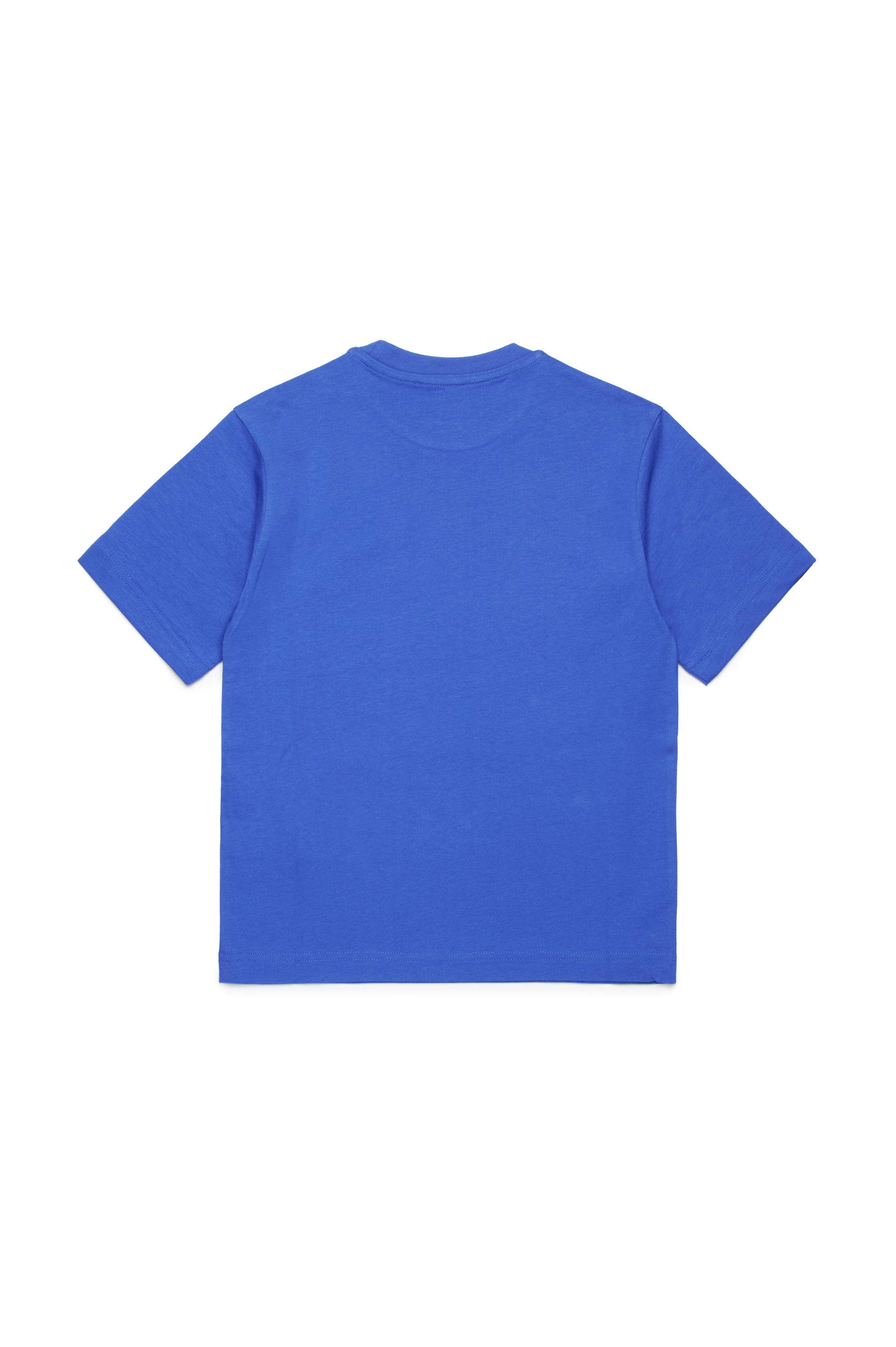 Diesel - MTFIND OVER, Man's T-shirt with Biscotto logo in Blue - 2