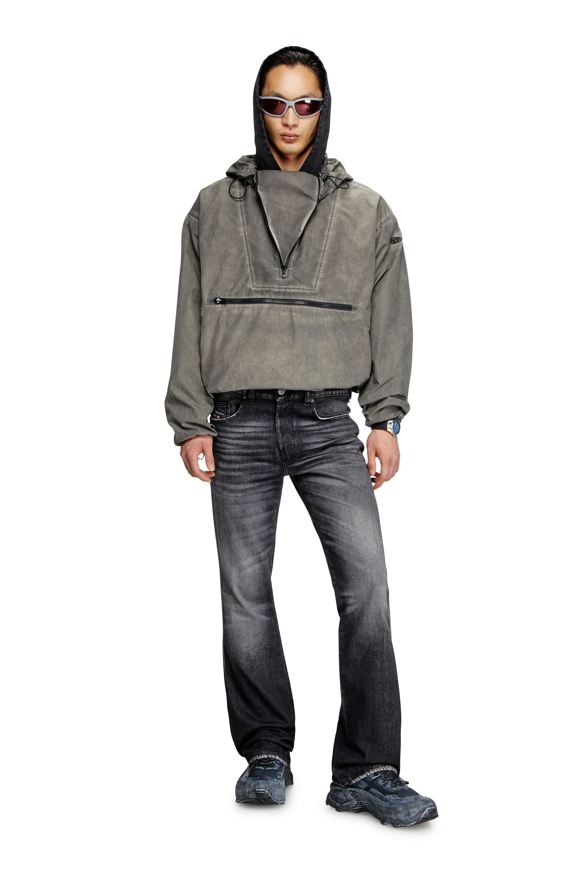 Diesel - Man's Bootcut Jeans 1998 D-Buck 09L50, Black/Dark grey - 1