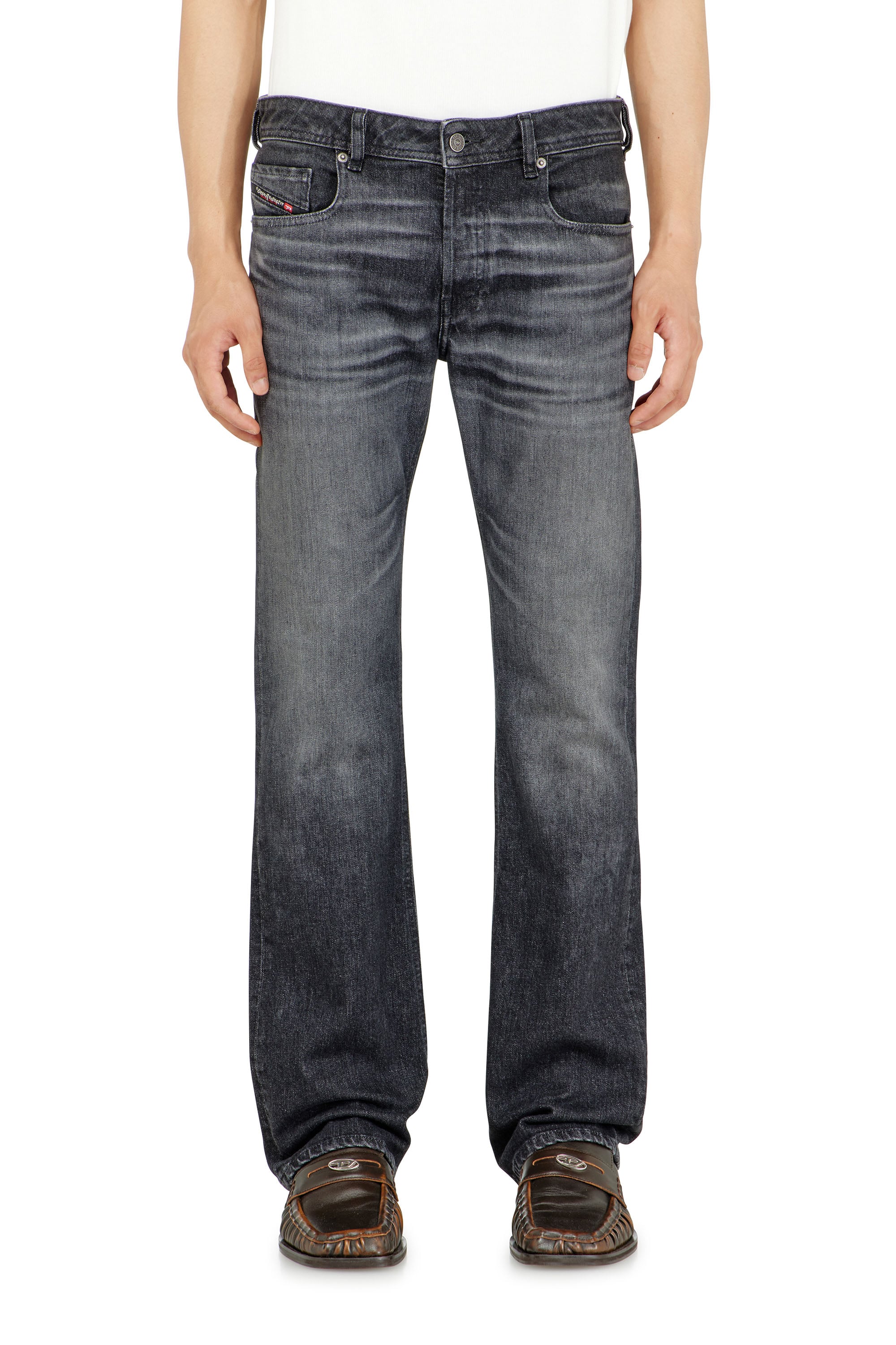Diesel - Man's Bootcut Jeans 2007 Zatiny 09N48, Black/Dark grey - 2