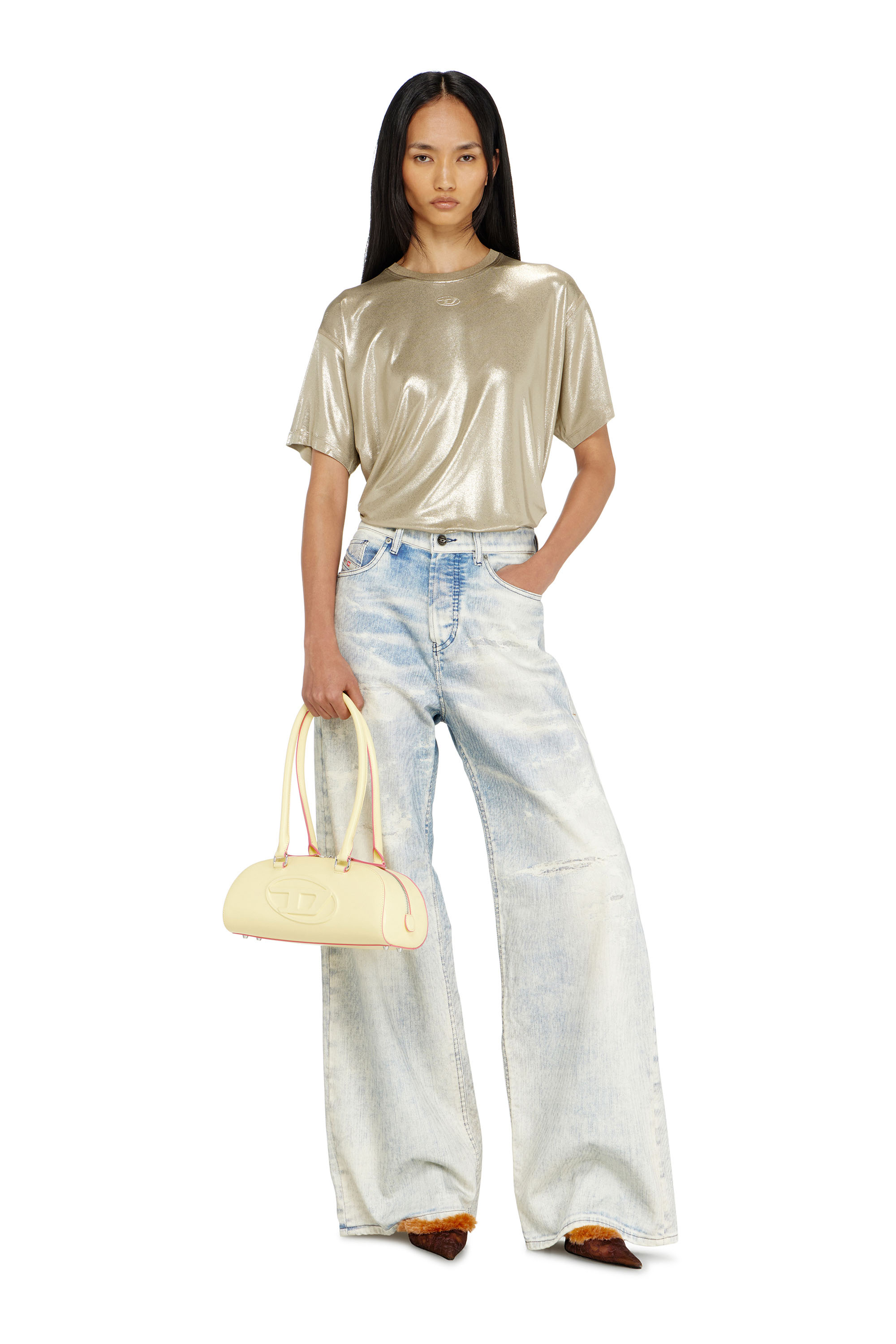 Diesel - Woman's Relaxed Jeans 1996 D-Sire 09R69, Light Blue - 1