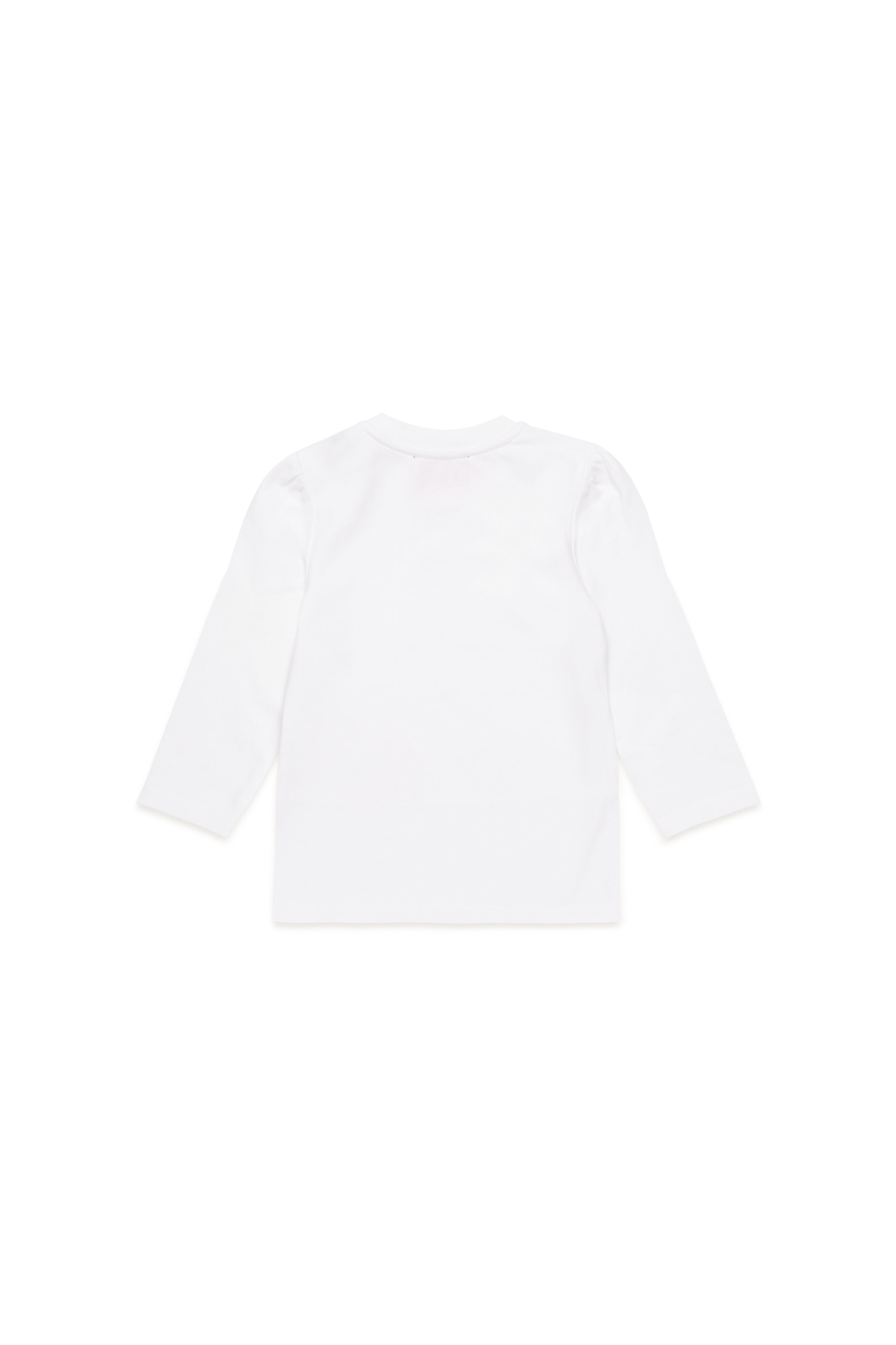 Diesel - TBIRTAB, Woman Top with crystal Oval D logo in White - Image 2