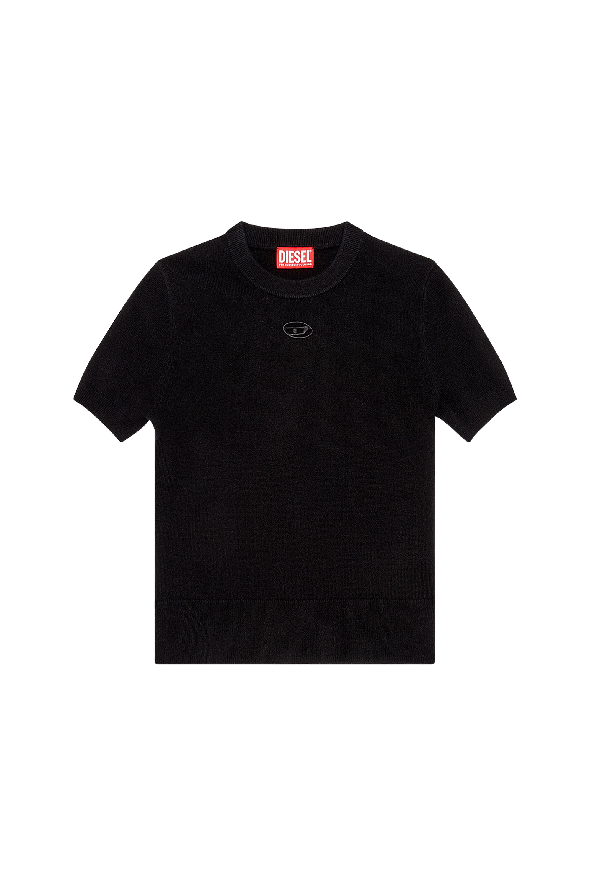 M-ARGA, Black Diesel - M-ARGA, Woman's Wool and cashmere top in Black - 2