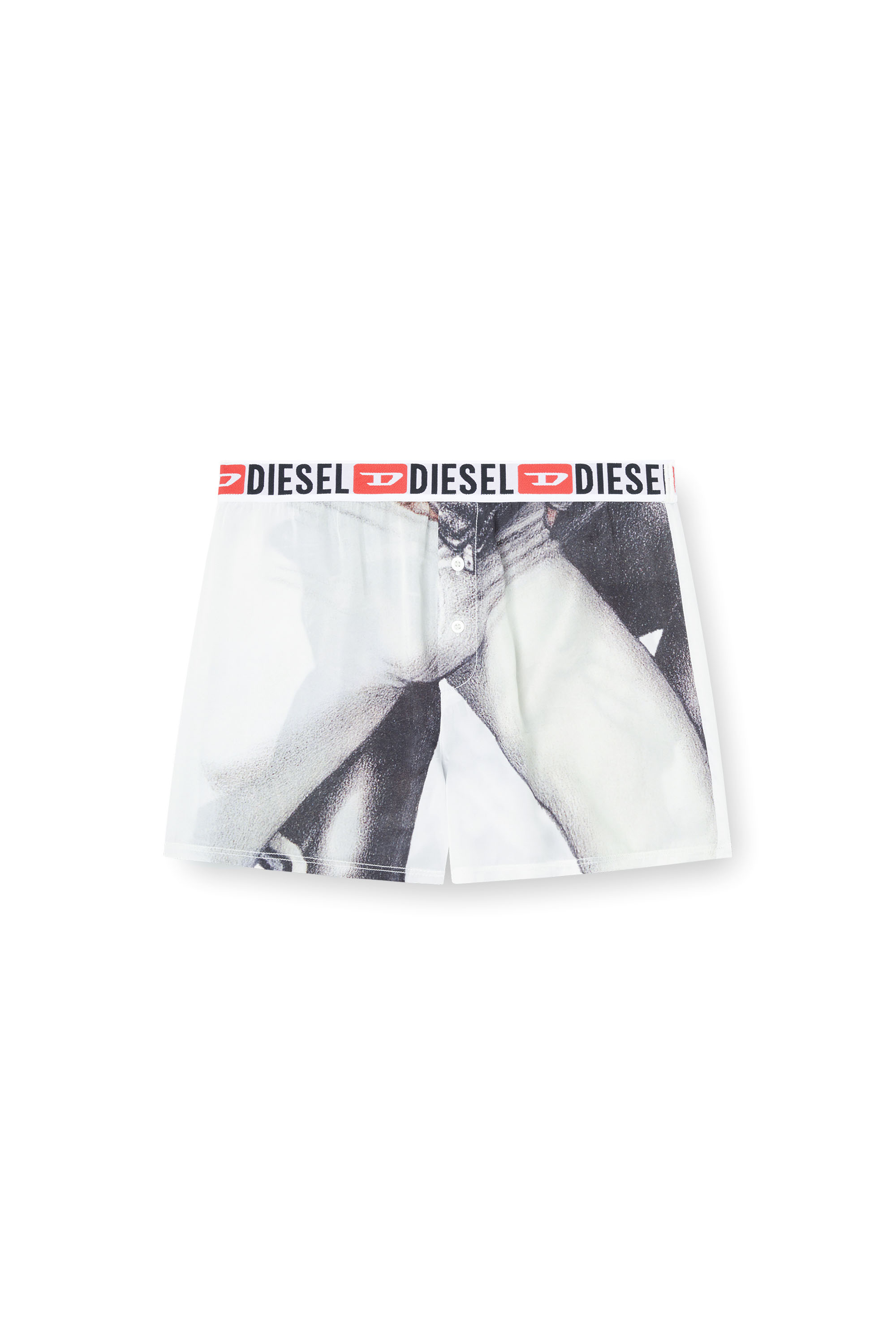 Diesel - PR-STARK, Man's Boxer shorts with graphic print in White - 4