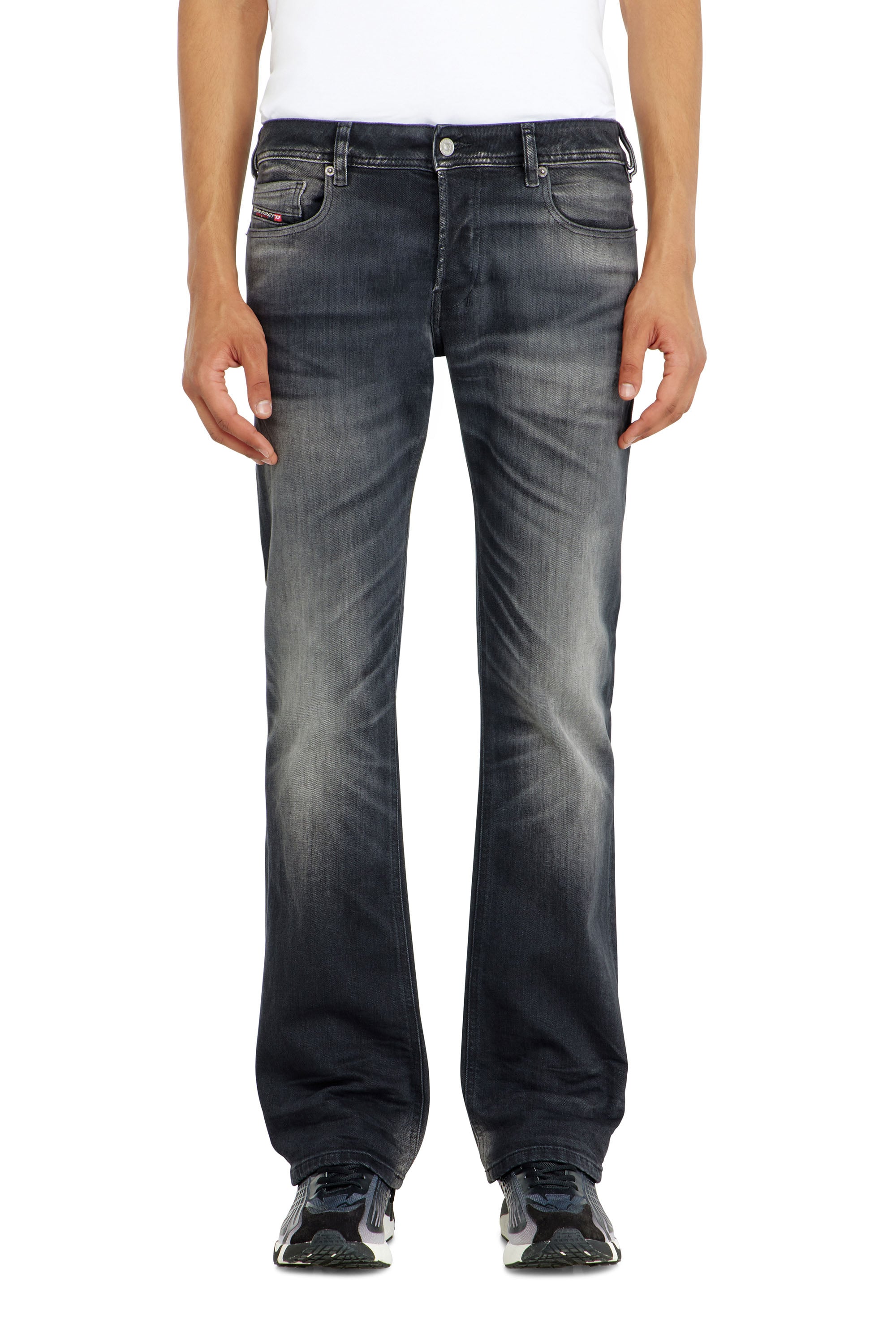 Diesel - Man's Bootcut Jeans 2007 Zatiny 09P38, Black/Dark grey - 4
