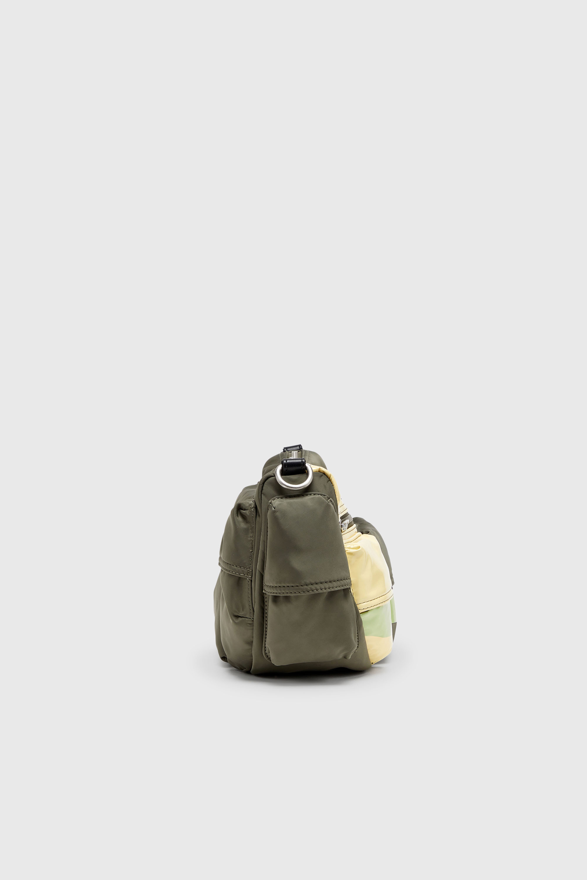 Diesel - MULTI-PKTS SHOULDER BAG X, Unisex's Multi-Pkts - Shoulder bag with color-block design in Green/Yellow - 4