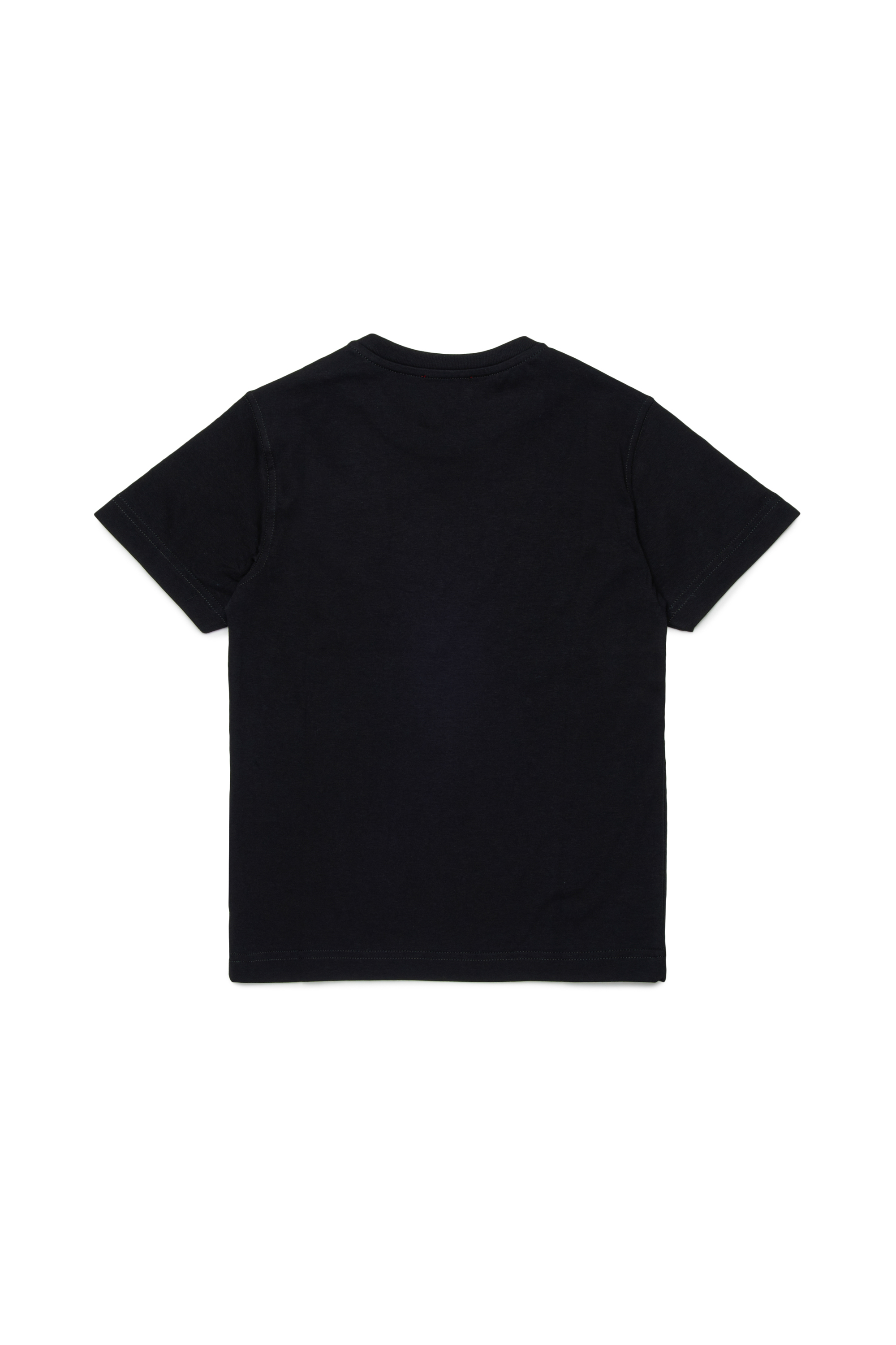 Diesel - TDIEGORL6, Man's T-shirt with smudged logo in Black - 2