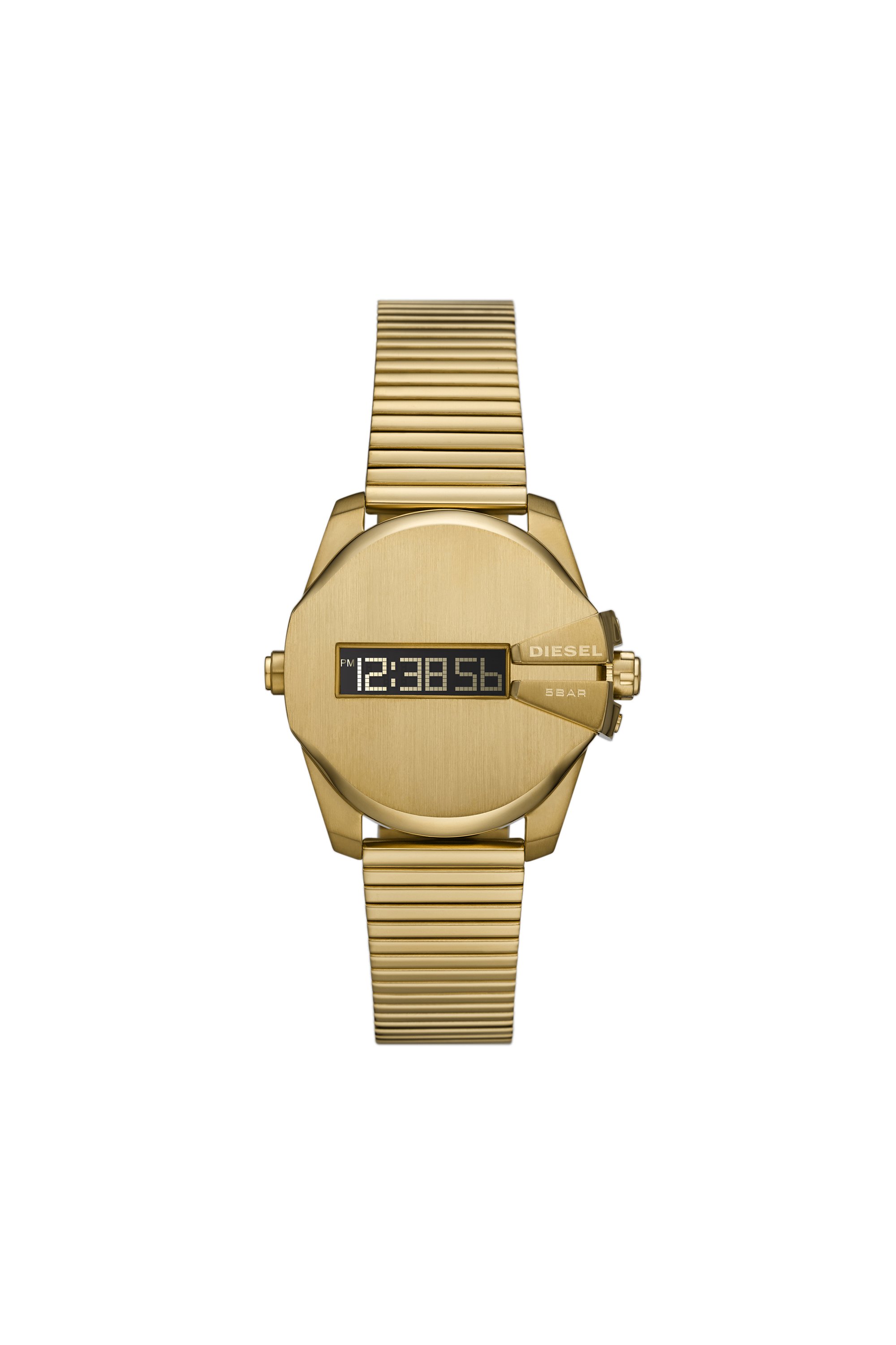 diesel gold colour watch