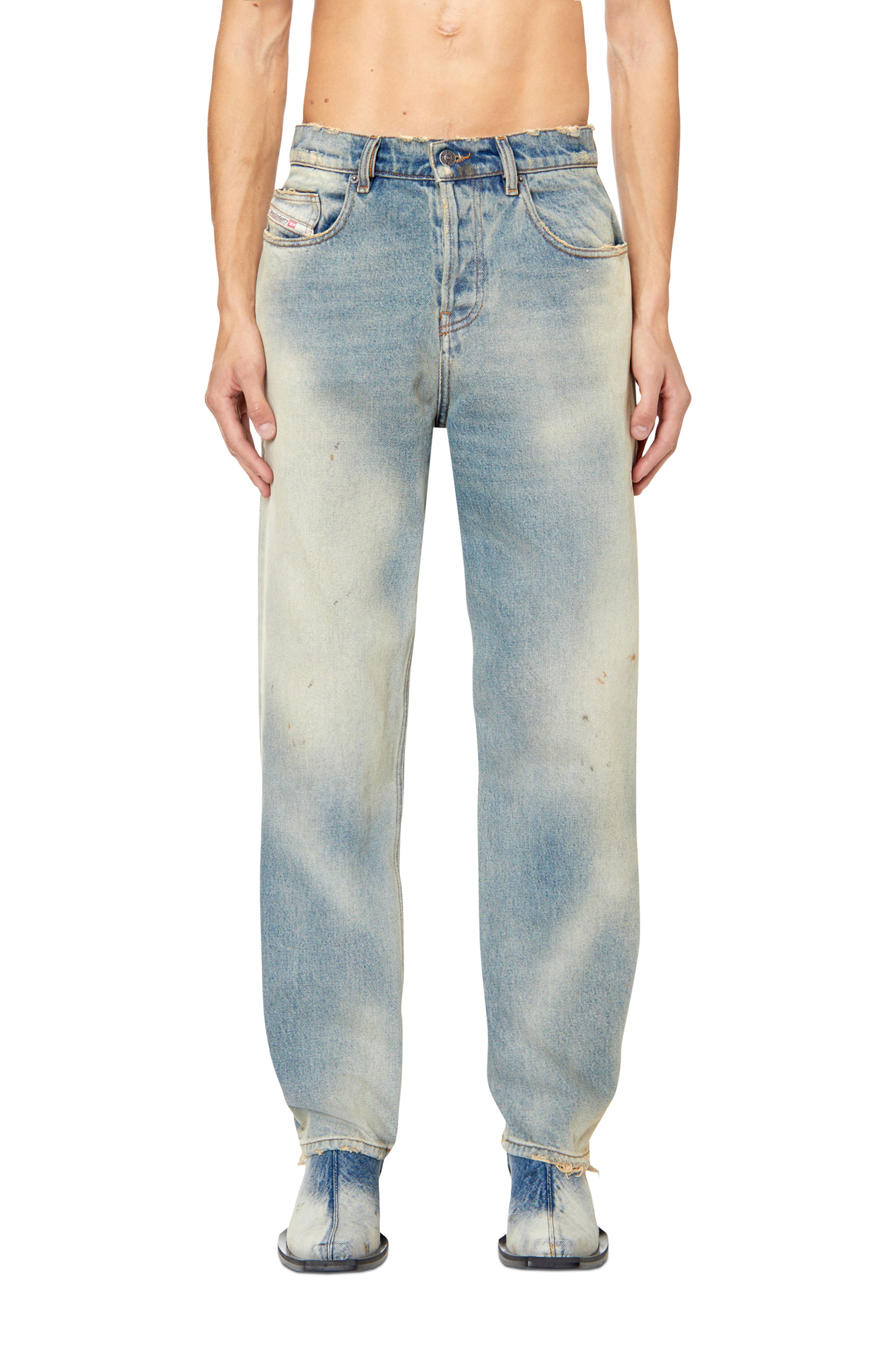 Diesel - Straight Jeans 2020 D-Viker 0ENAV, Light Blue - Image 1