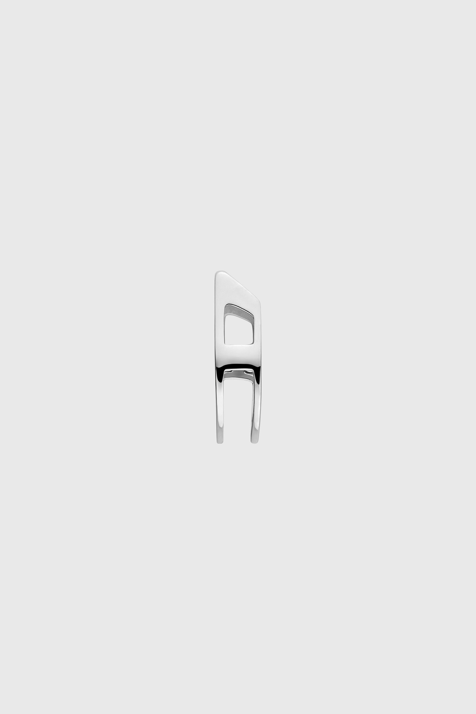 Diesel - DX167340 JEWELLERY, Unisex's Stainless Steel Hoop Earring in Silver - 2