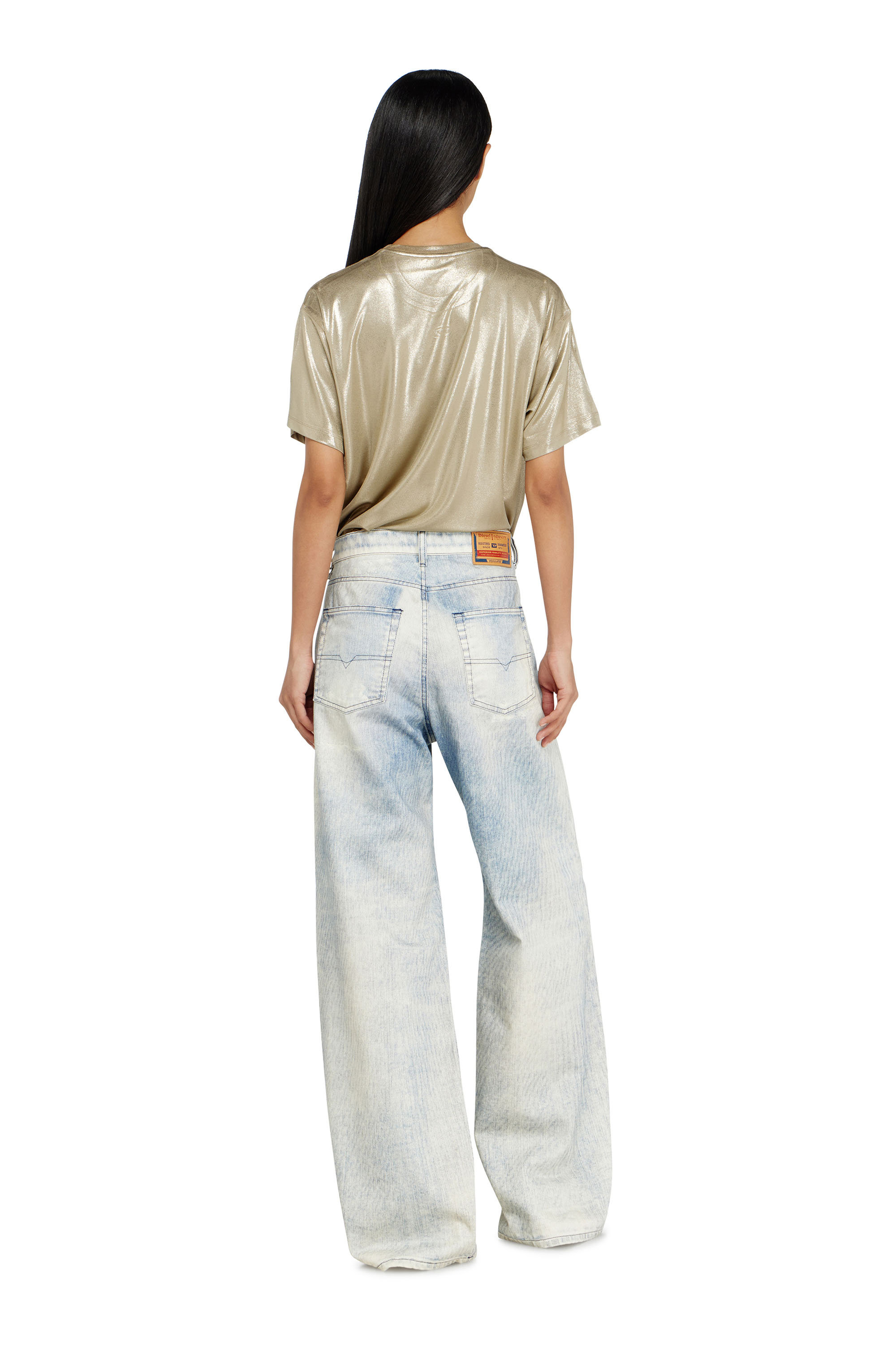 Diesel - Woman's Relaxed Jeans 1996 D-Sire 09R69, Light Blue - 3