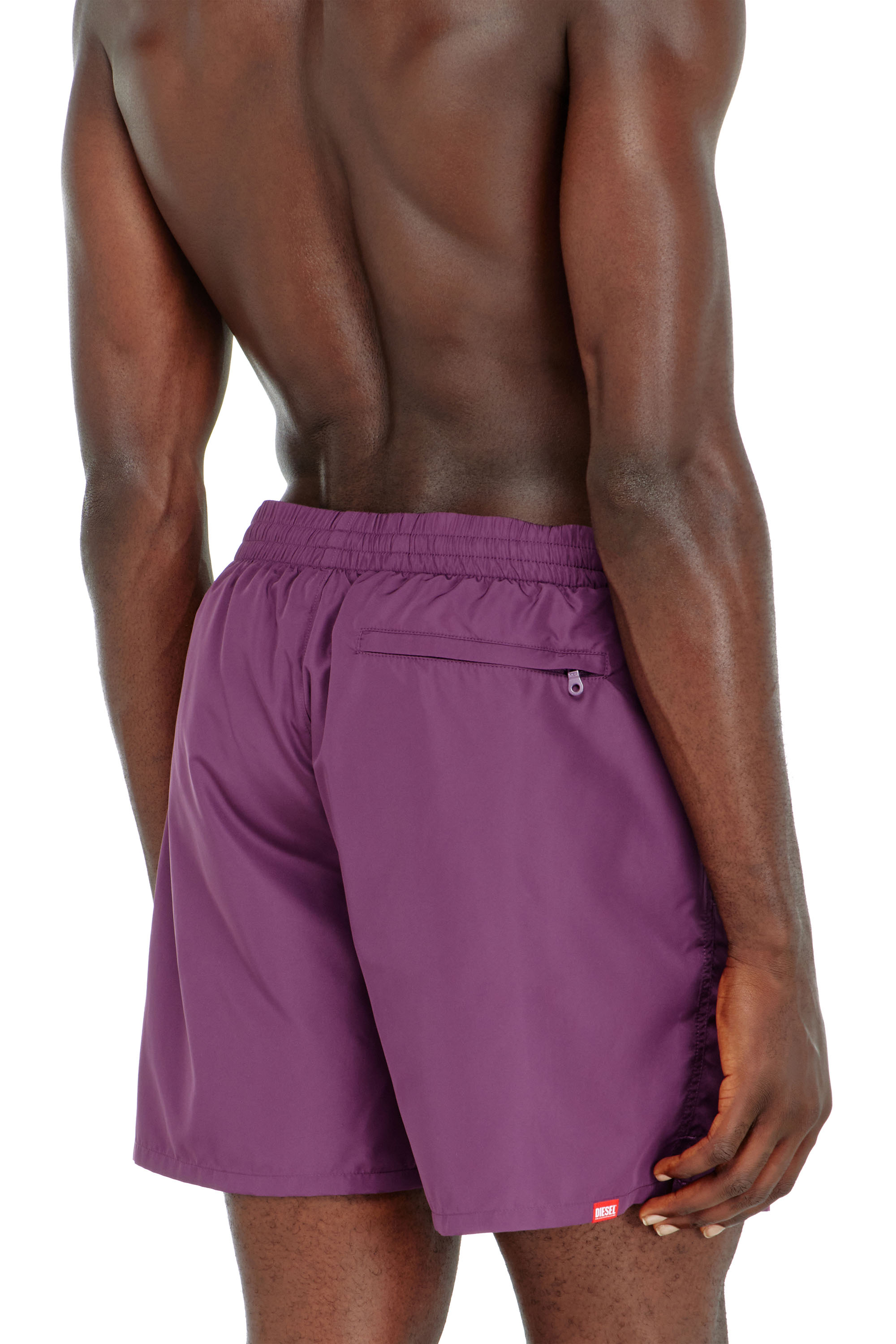 Diesel - GEORGE-41-UTLT, Man's Swim shorts with metallic Oval D logo in null - 3