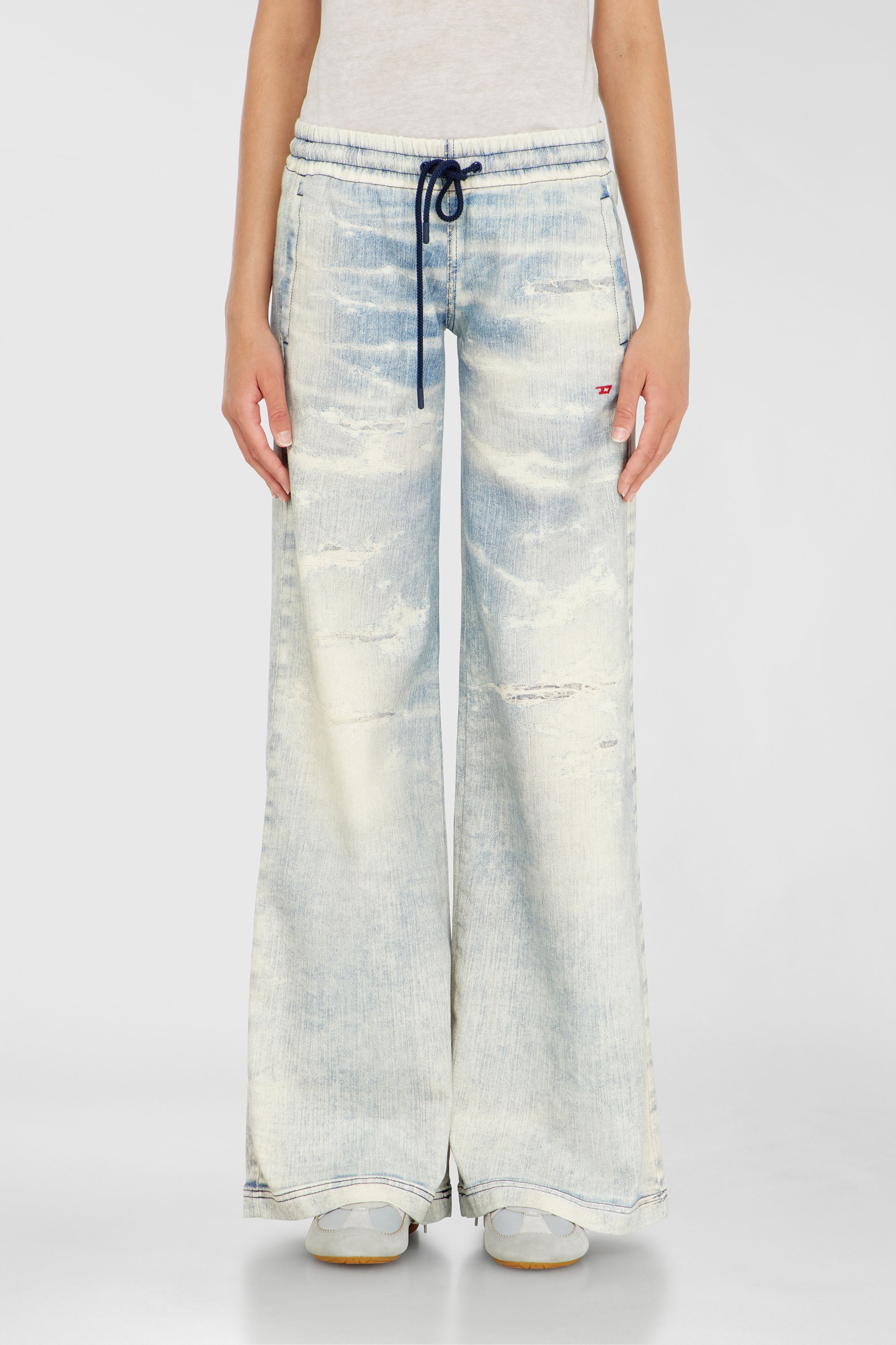 Diesel - Woman's Relaxed 2078 D-Ainty Joggjeans&reg; 068XM, Light Blue - 2