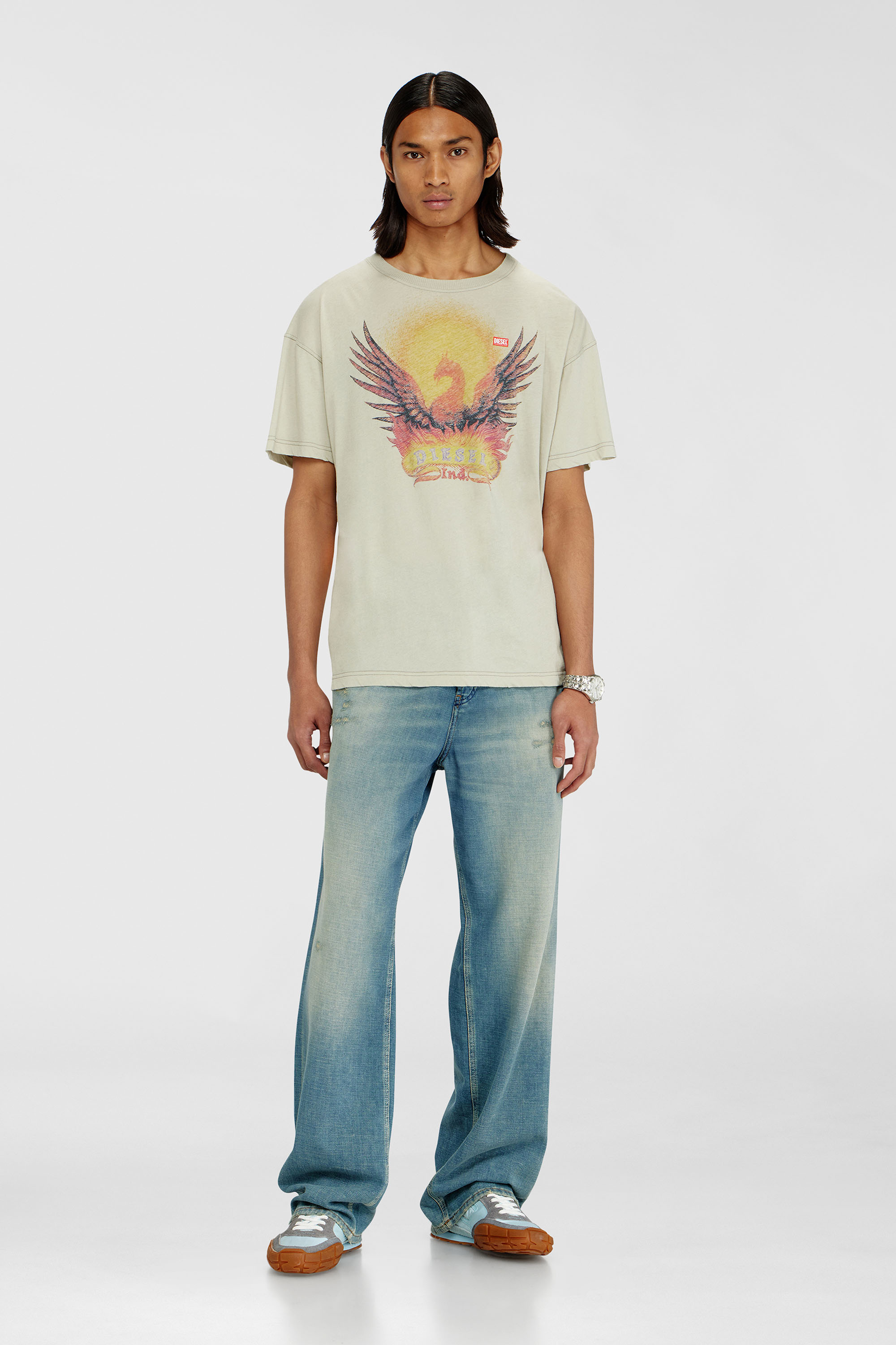 Regular T-shirt with Phoenix print